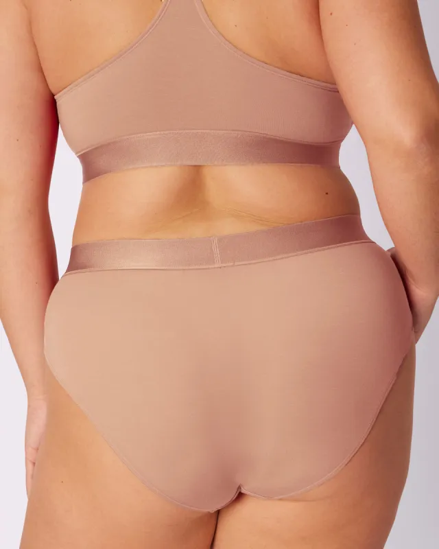 Vintage High Cut Brief | New:Cotton (Eraser) sold by Parade