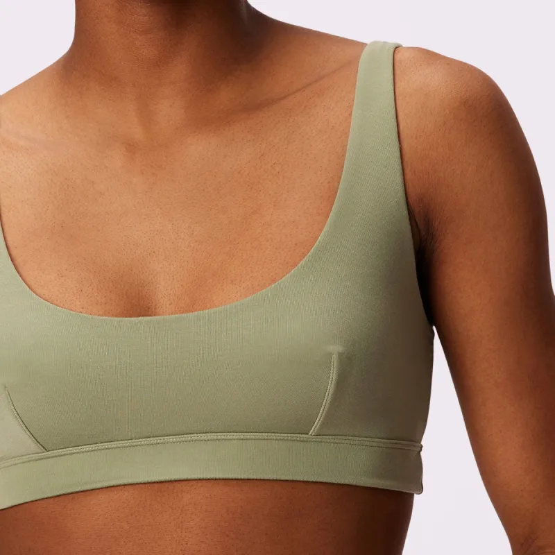 2+ Cloud Scoop Bralette | SuperSoft | Archive (Olive) sold by Parade