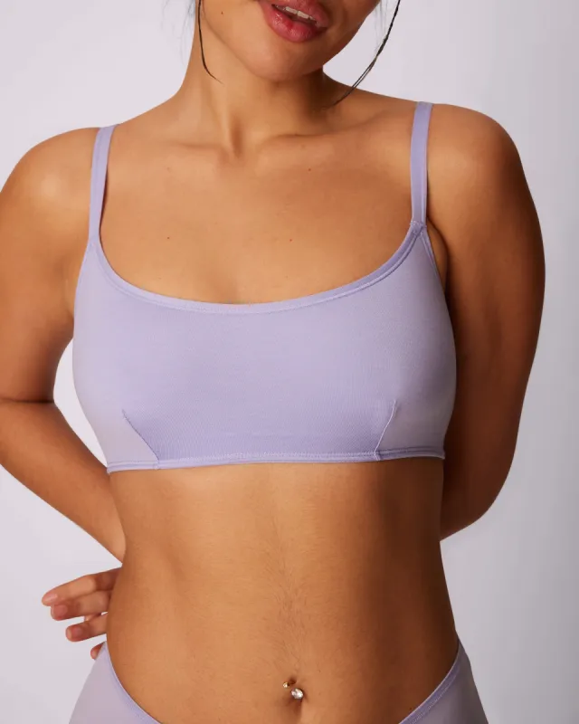 1+ Vintage Soft Scoop Bralette | New:Cotton | Archive (Pixie Dust) sold by Parade