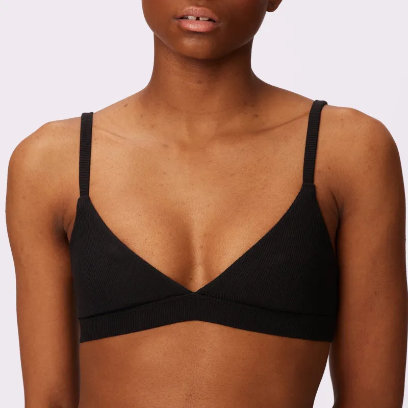 Lush Strappy Triangle Bralette | Lush Rib | Archive (Eightball) sold by Parade