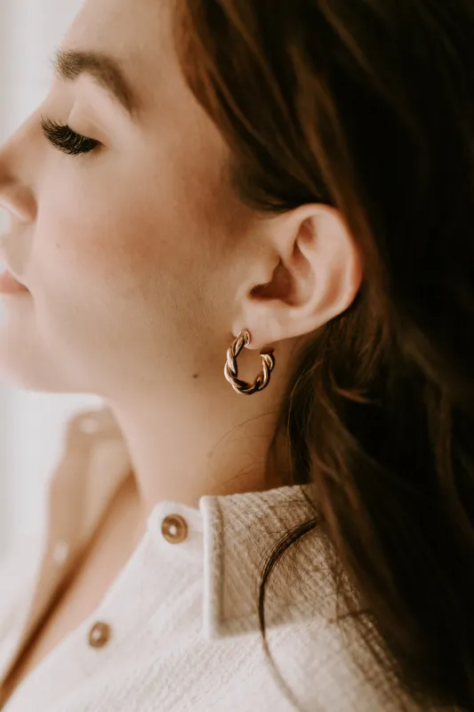 Twist Hoops sold by Sydney Rose