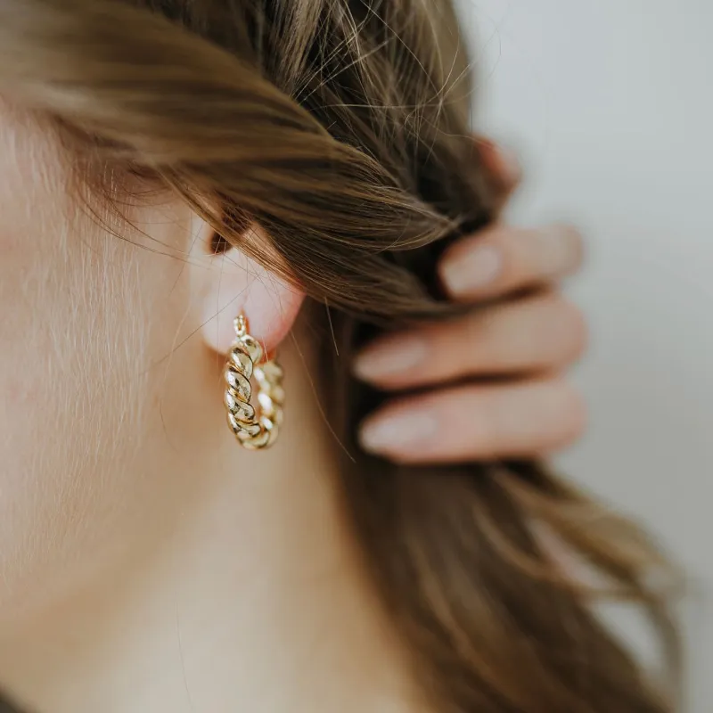 Croissant Hoops sold by Sydney Rose