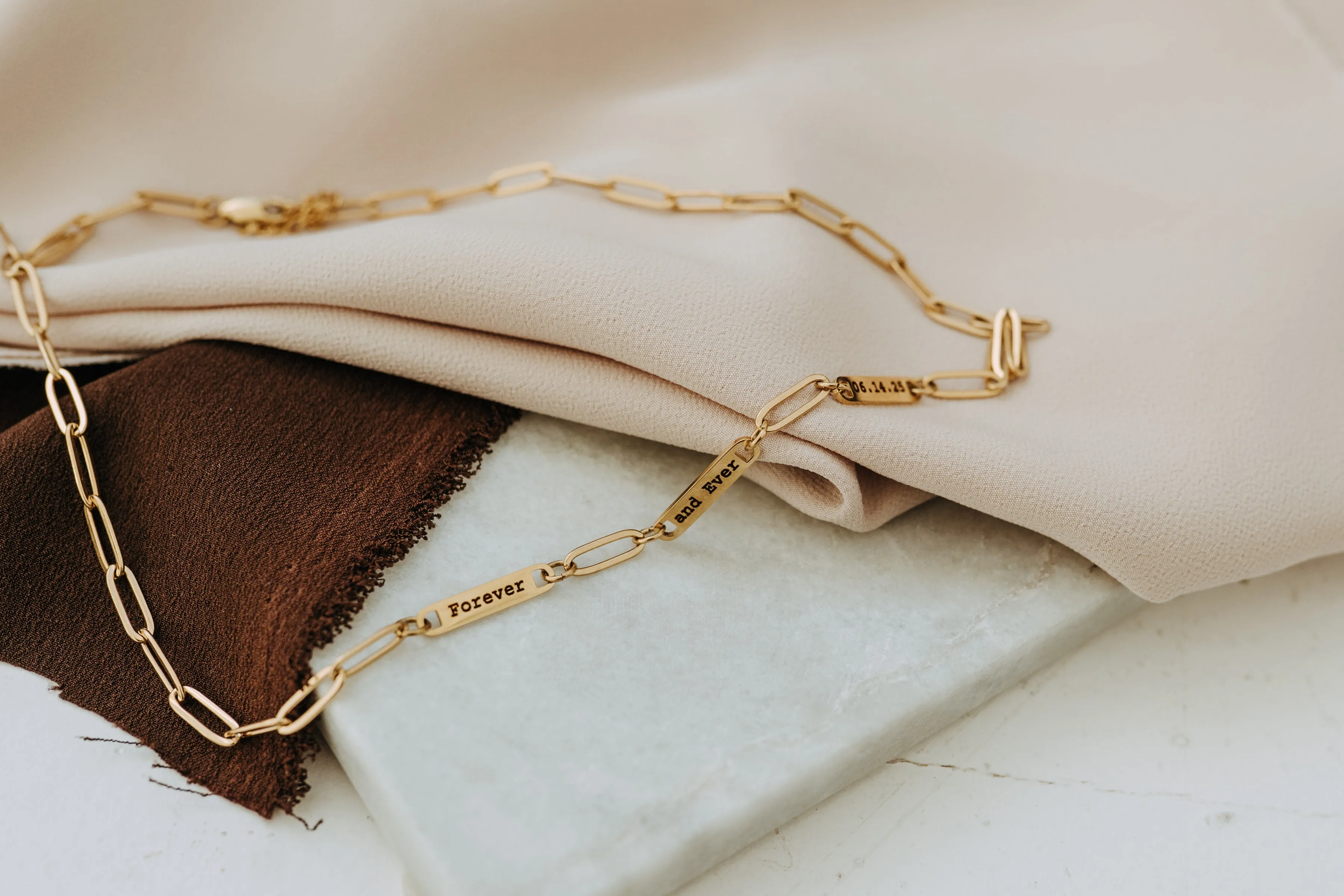 Engraved 3 Bar Necklace sold by Sydney Rose product image thumbnail 4