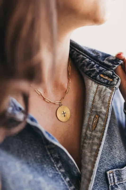 Dawn Cross - Gold made by Sydney Rose