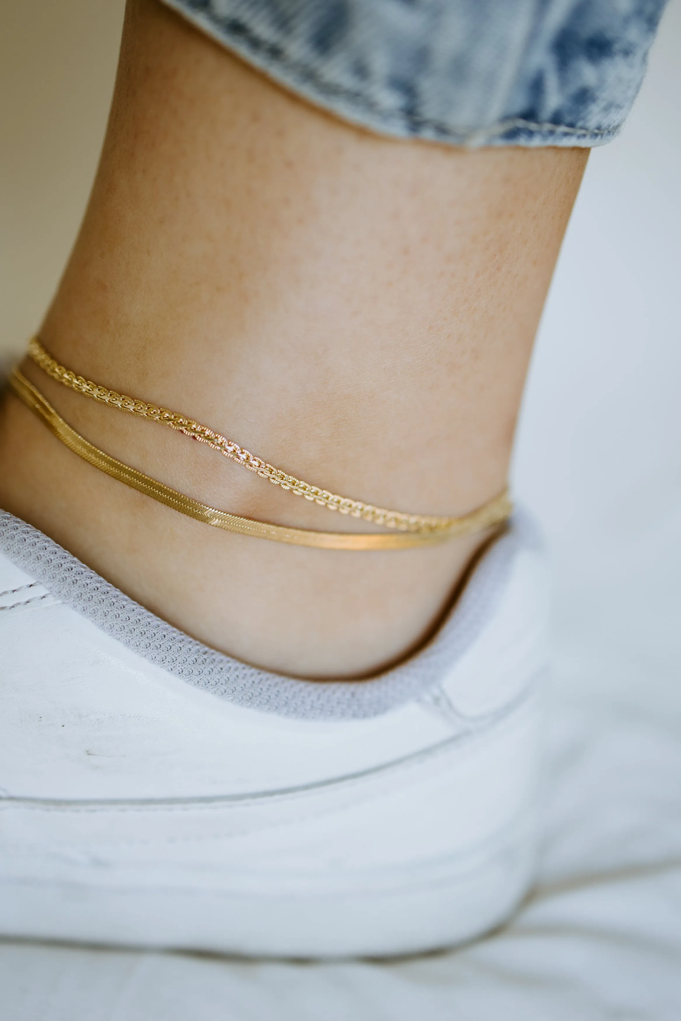Gold Braided Anklet sold by Sydney Rose product image thumbnail 4