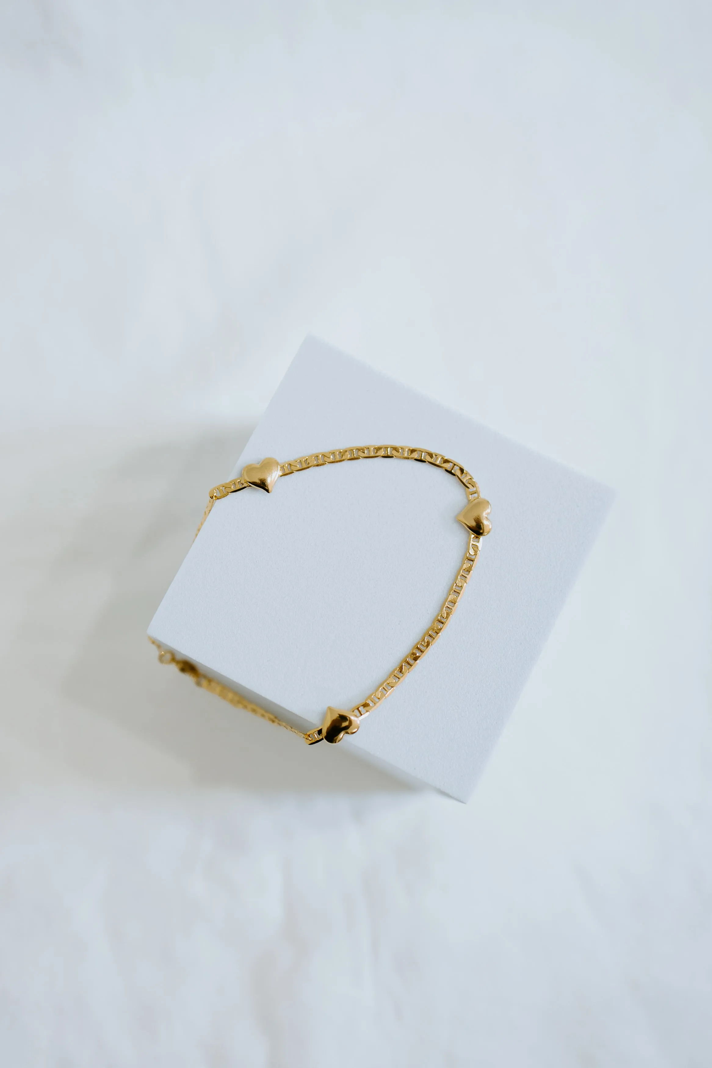 Figaro + Heart Anklet sold by Sydney Rose product image thumbnail 3