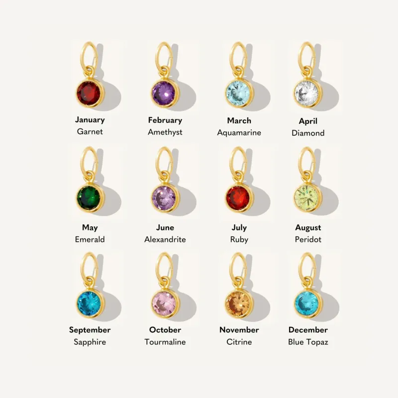 Birthstone Pendant made by Sydney Rose