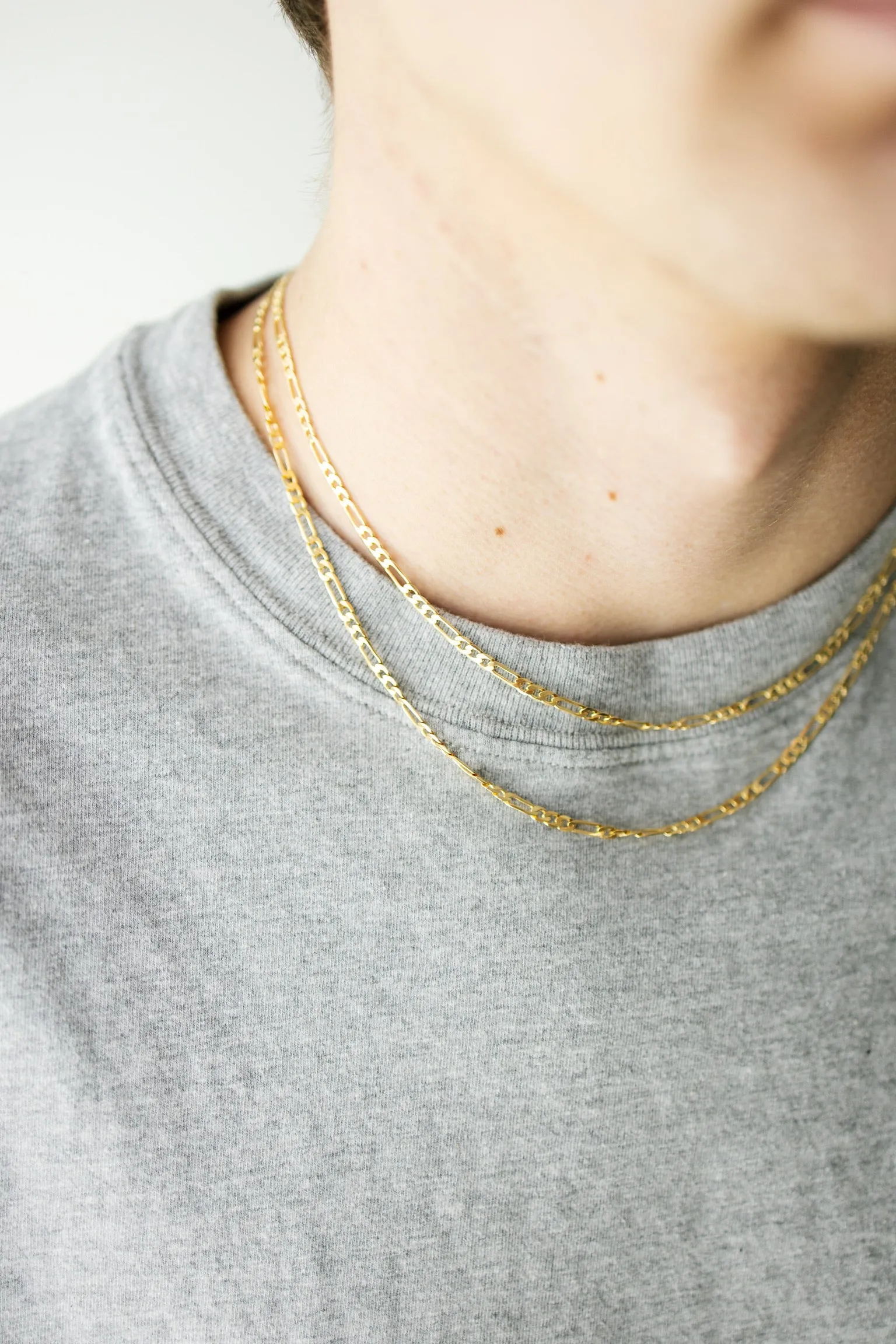 Mens 3mm Figaro Chain sold by Sydney Rose product image thumbnail 3