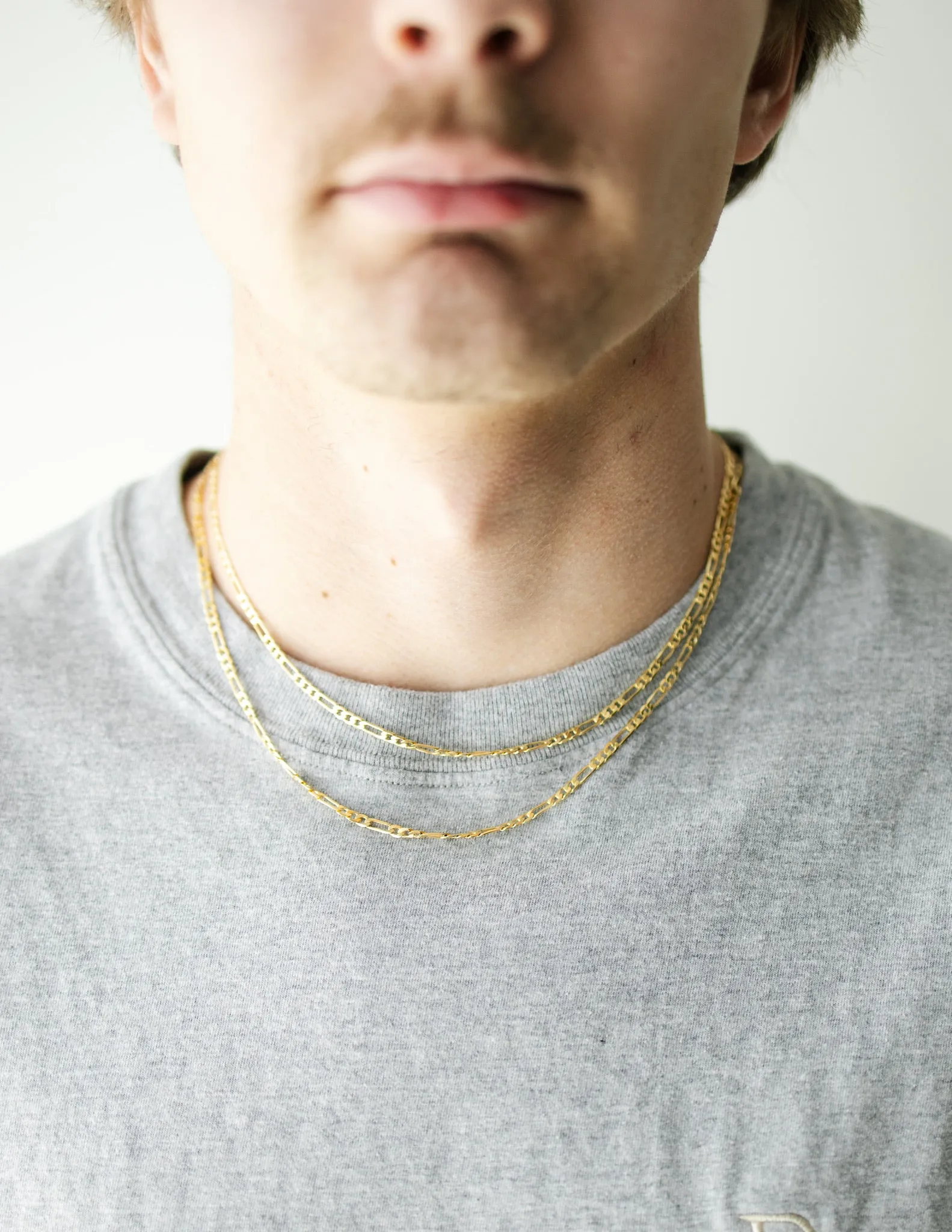 Mens 3mm Figaro Chain sold by Sydney Rose product image thumbnail 5