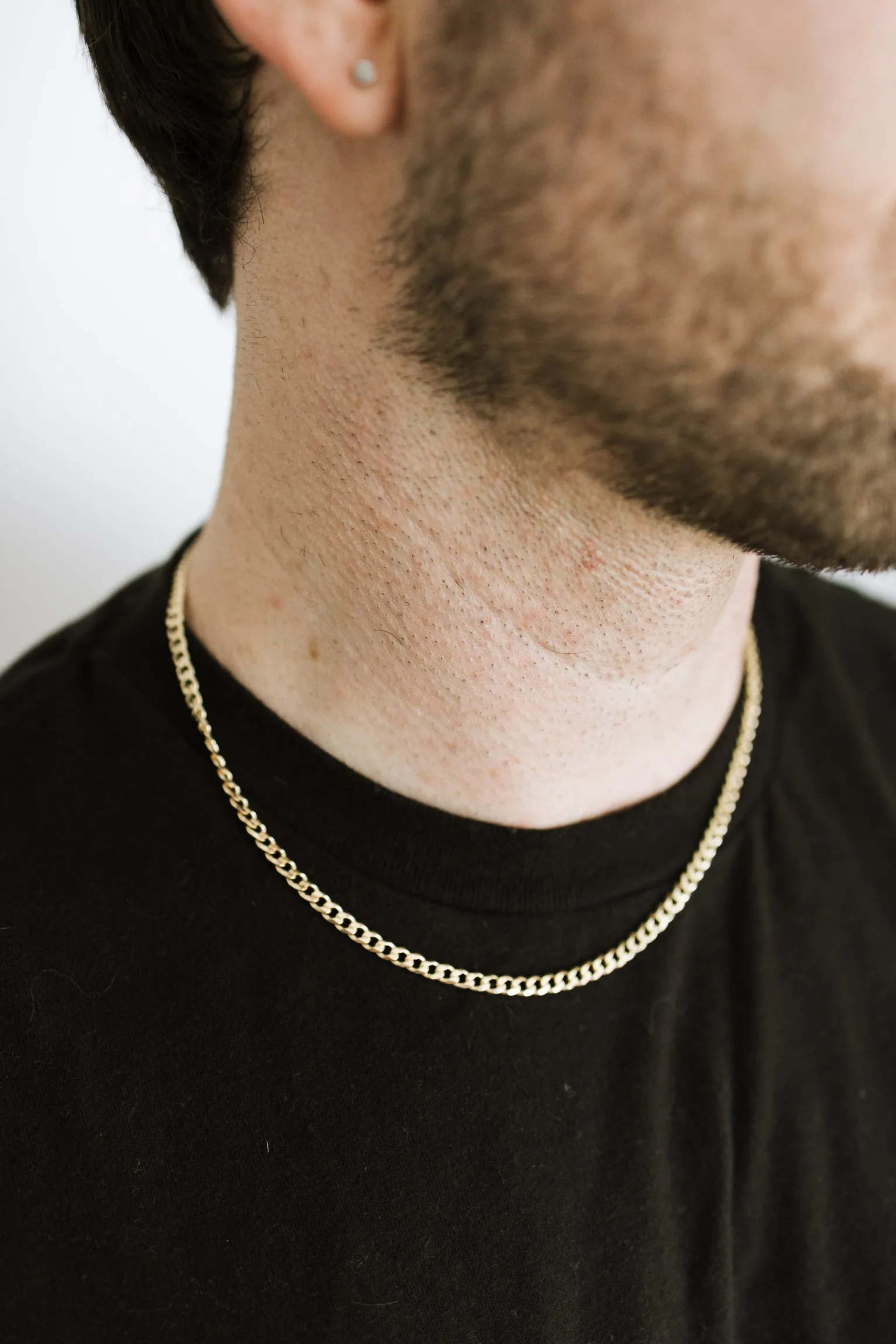 Mens 4mm Curb Chain sold by Sydney Rose product image thumbnail 2