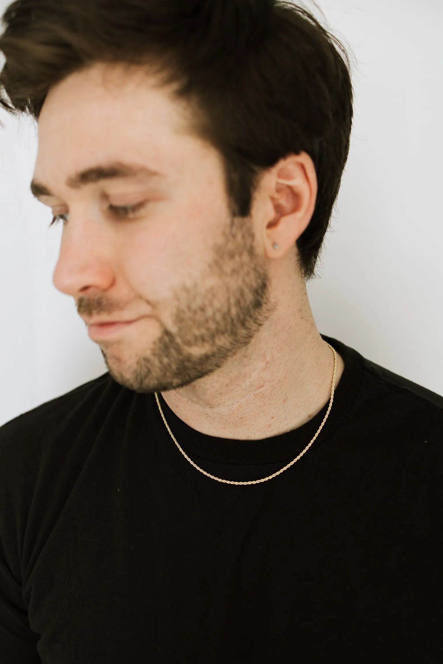 Mens 2mm Rope Chain sold by Sydney Rose product image thumbnail 2