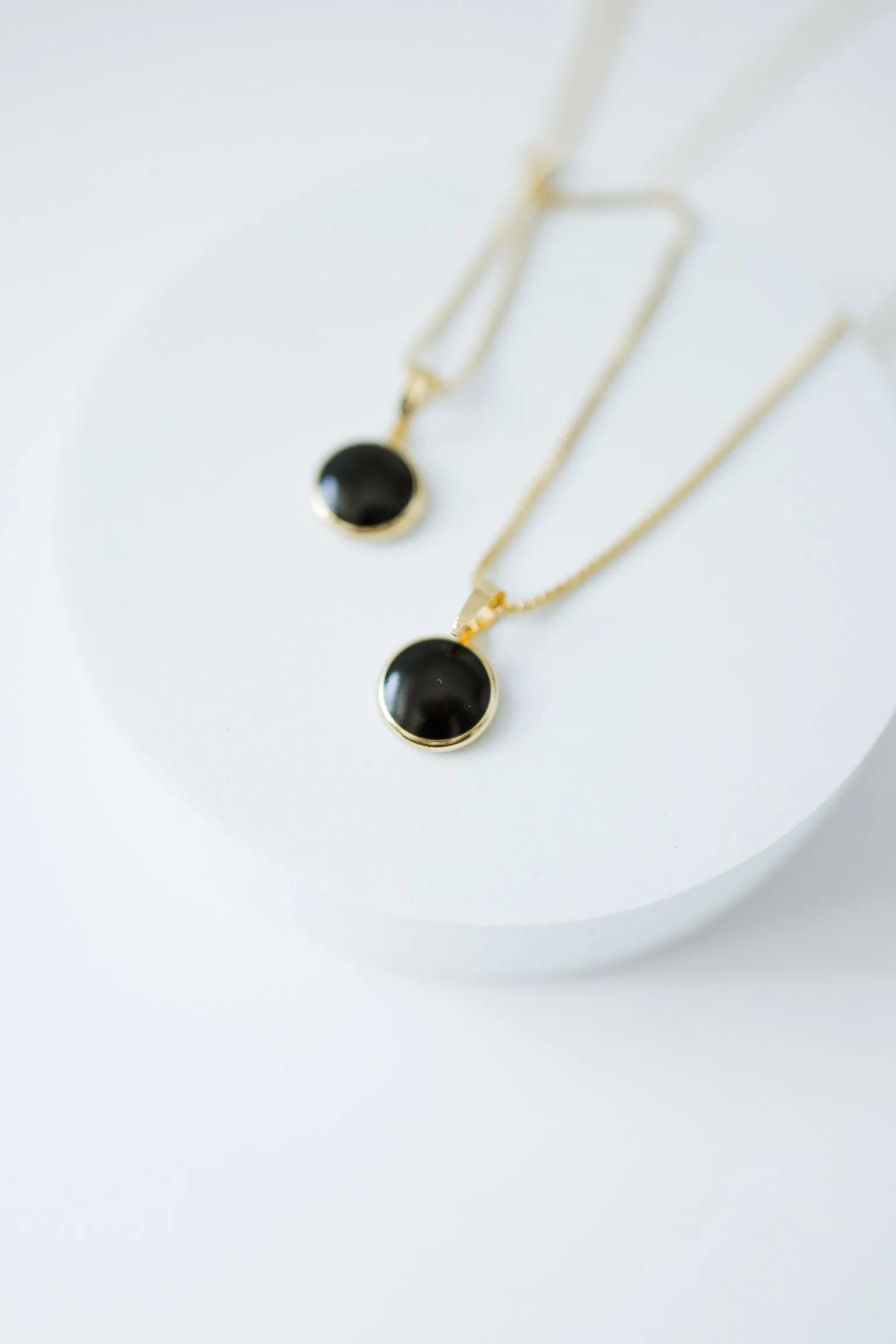 Mens Black Onyx Necklace sold by Sydney Rose
