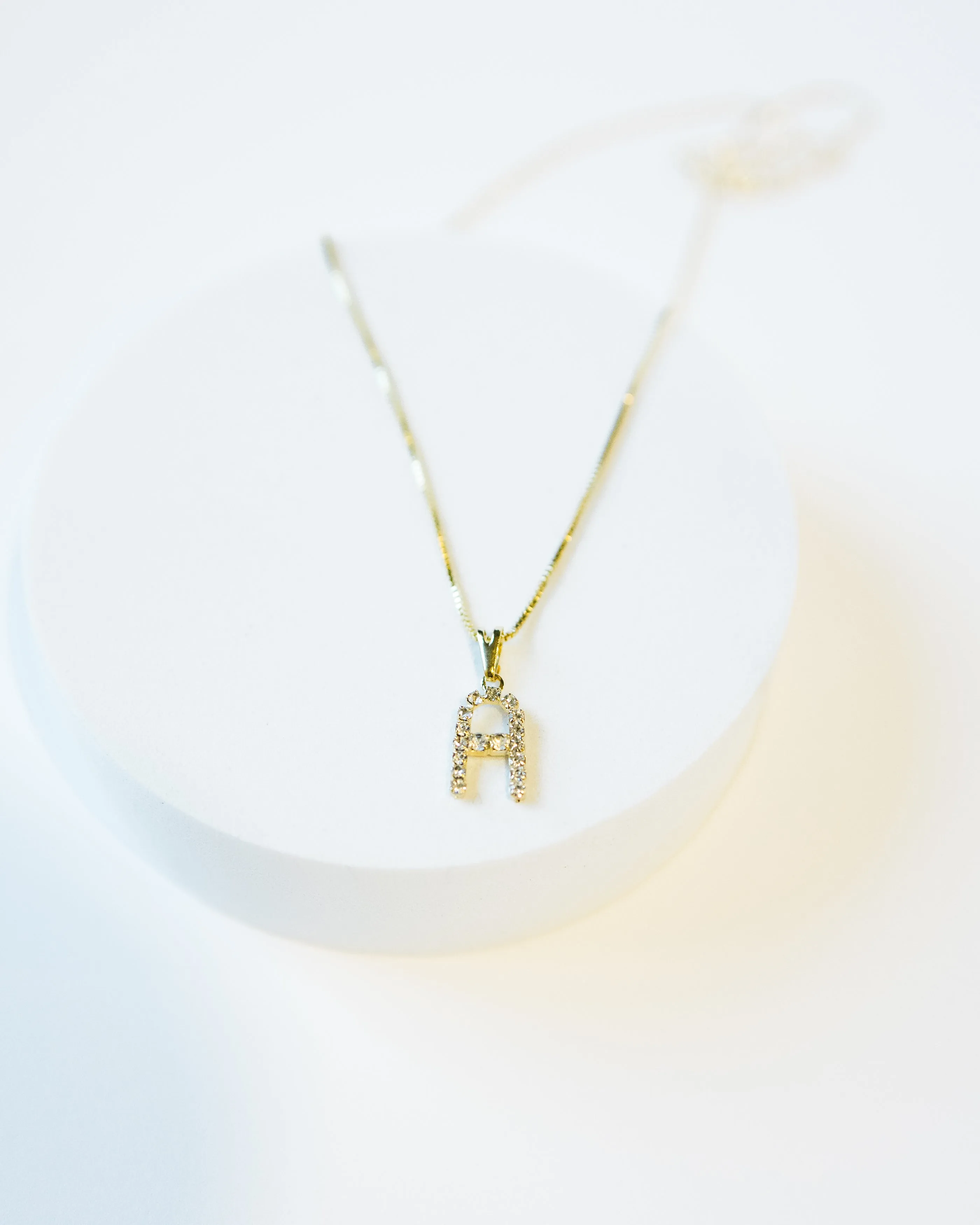 Diamond Letter Necklace sold by Sydney Rose product image thumbnail 3