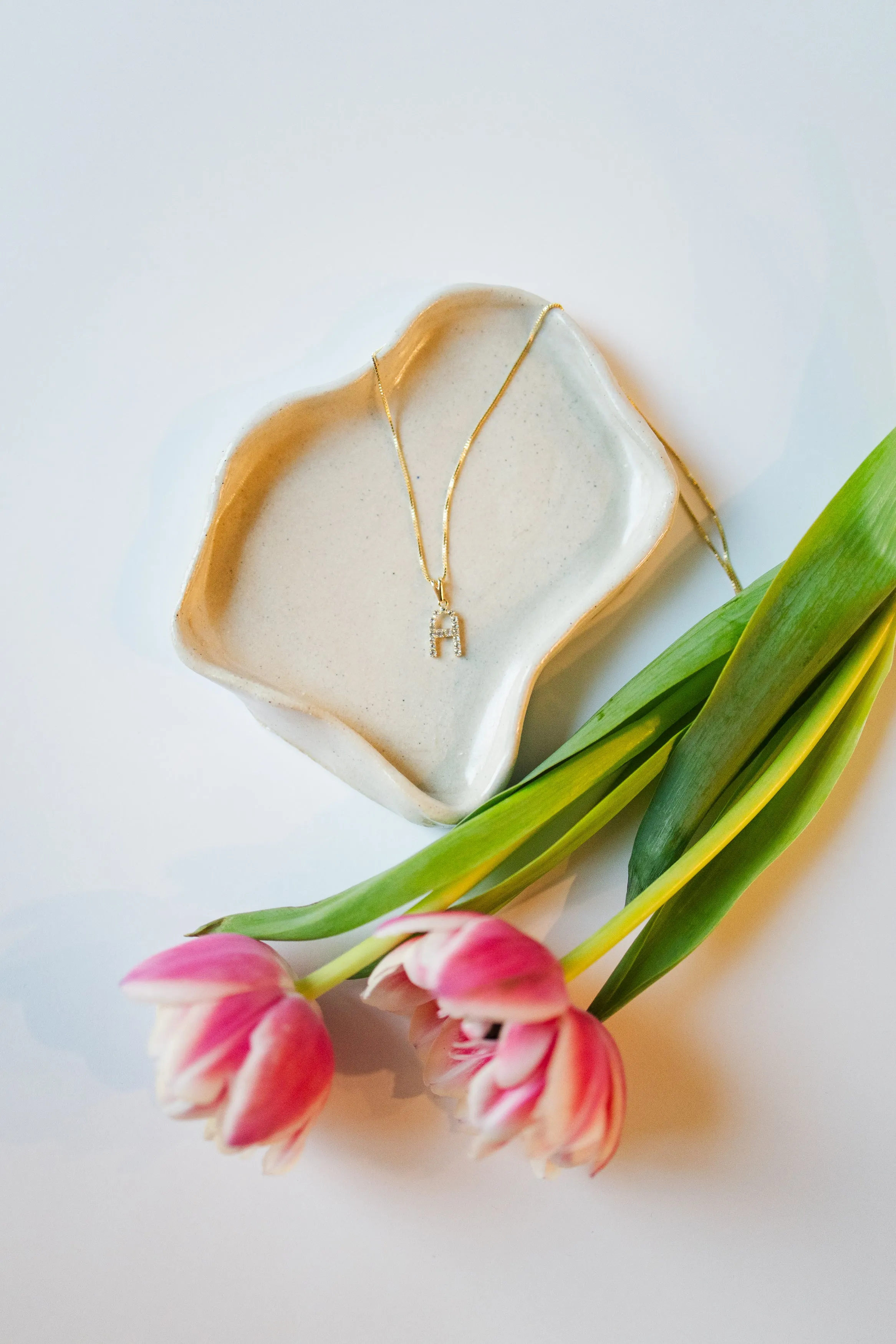 Diamond Letter Necklace sold by Sydney Rose product image thumbnail 4