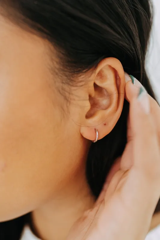 Clicker Huggies - Sterling Silver sold by Sydney Rose