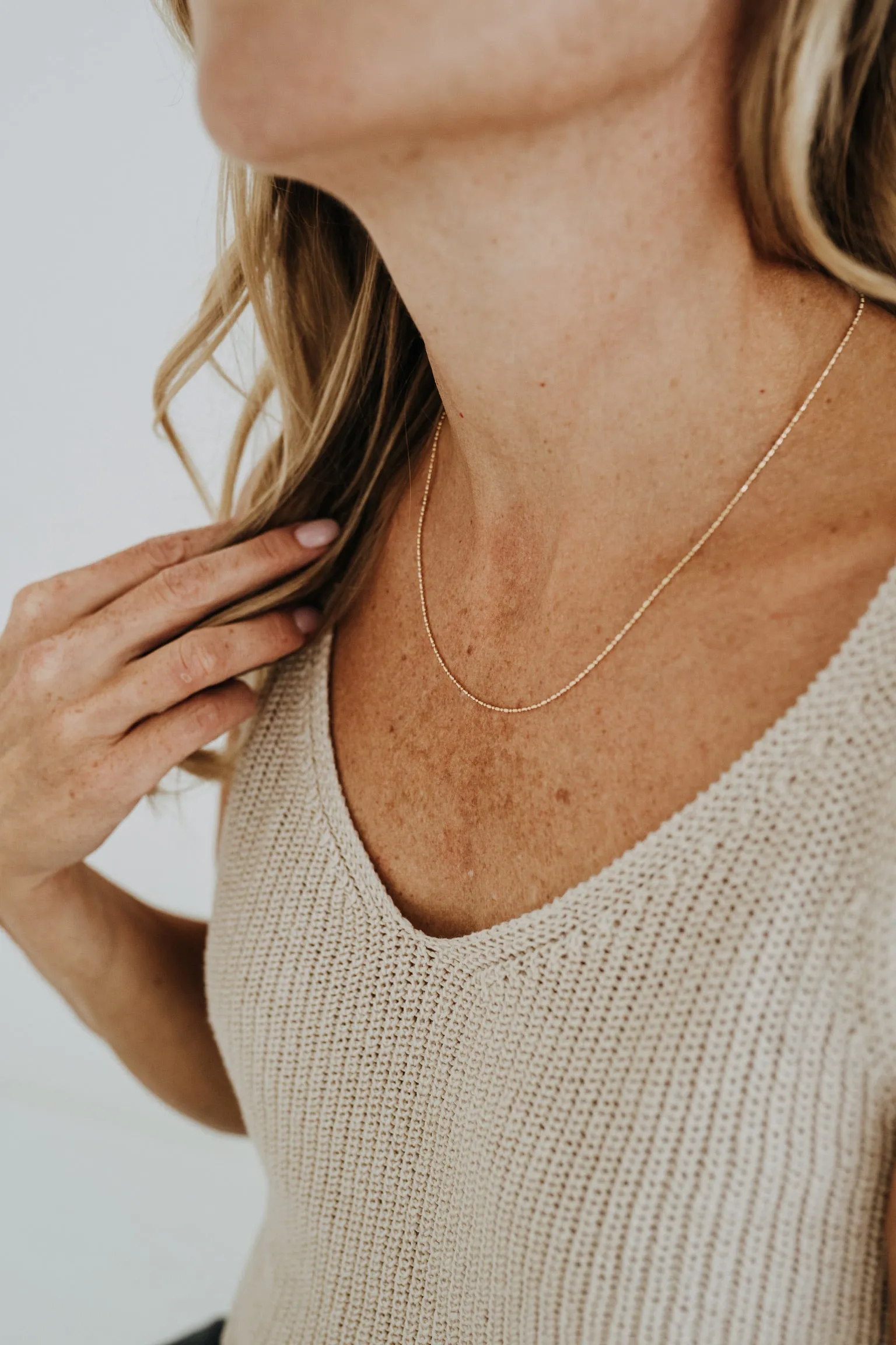 Dainty Ball Bar Chain sold by Sydney Rose product image thumbnail 3