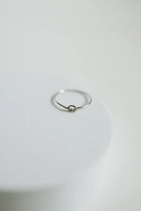Sterling Silver Knot Ring sold by Sydney Rose
