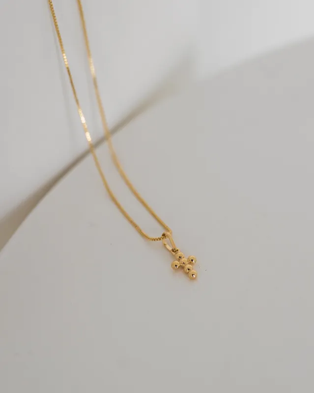 Mini Dot Cross Necklace sold by Sydney Rose