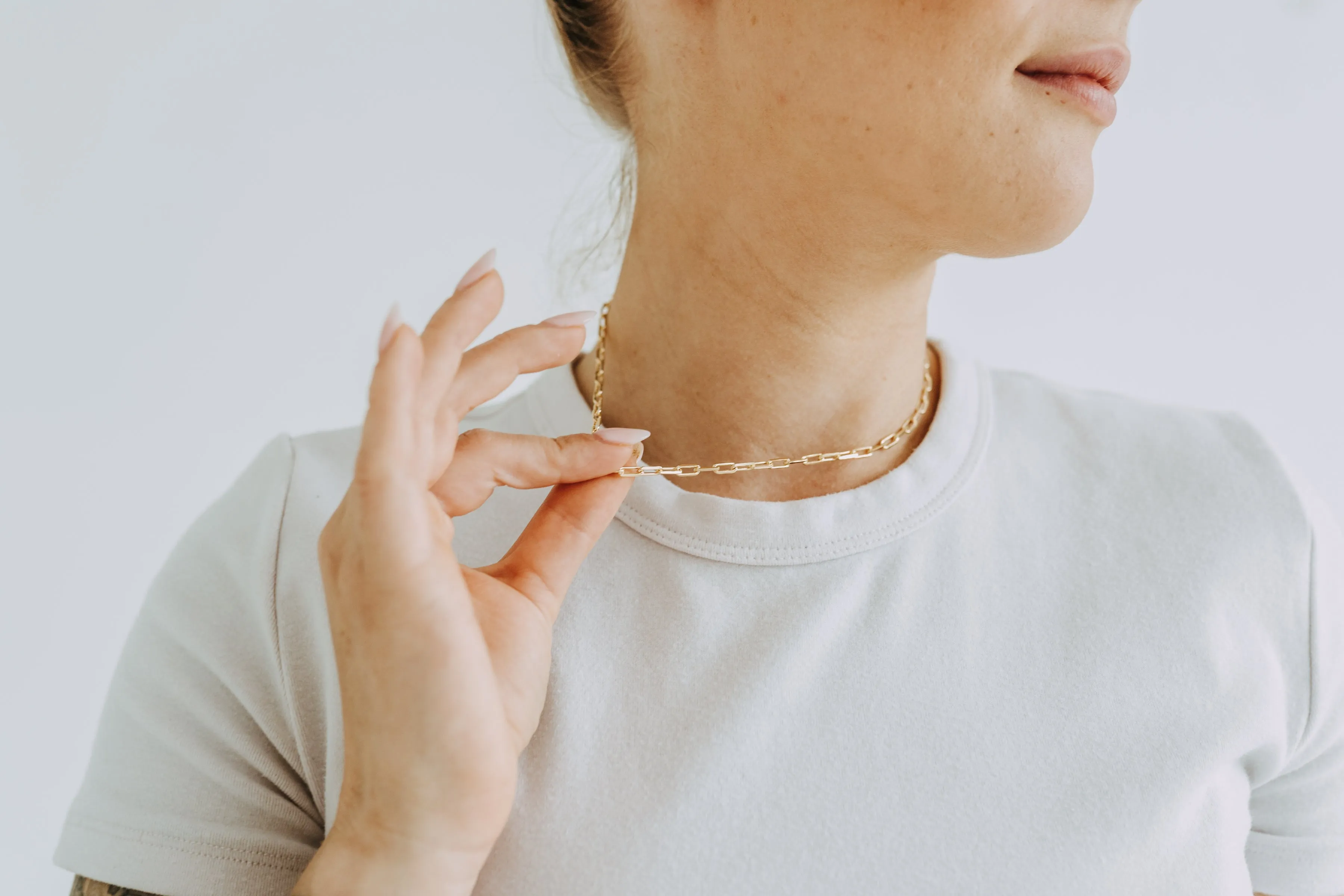 Standard Paperclip Necklace sold by Sydney Rose product image thumbnail 4