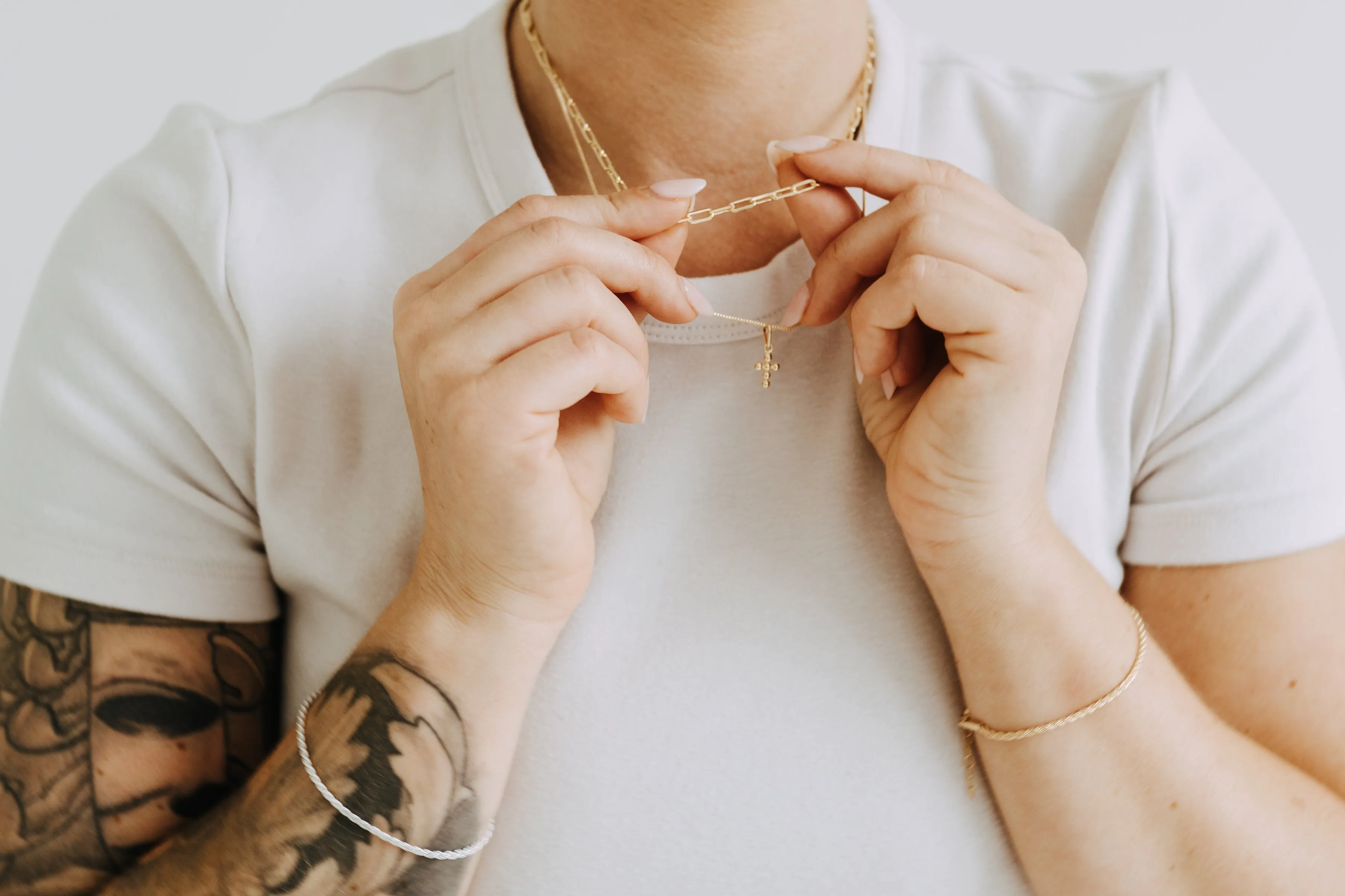 Standard Paperclip Necklace sold by Sydney Rose product image thumbnail 3