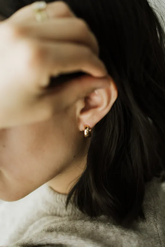 Rosie Hoops made by Sydney Rose