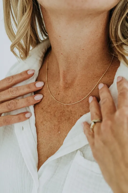 Box Chain made by Sydney Rose