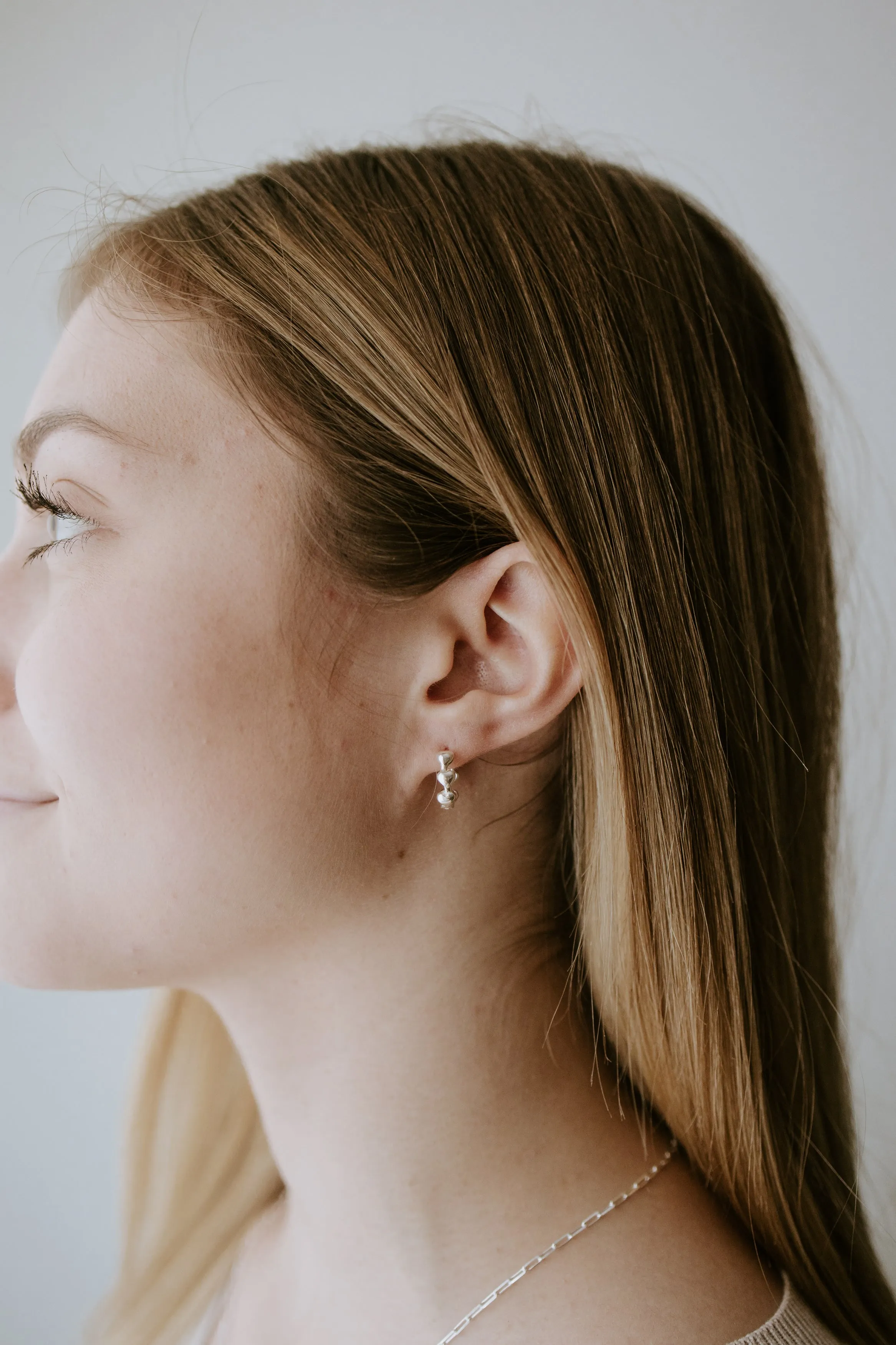 Heart Hoops - Sterling Silver sold by Sydney Rose product image thumbnail 4