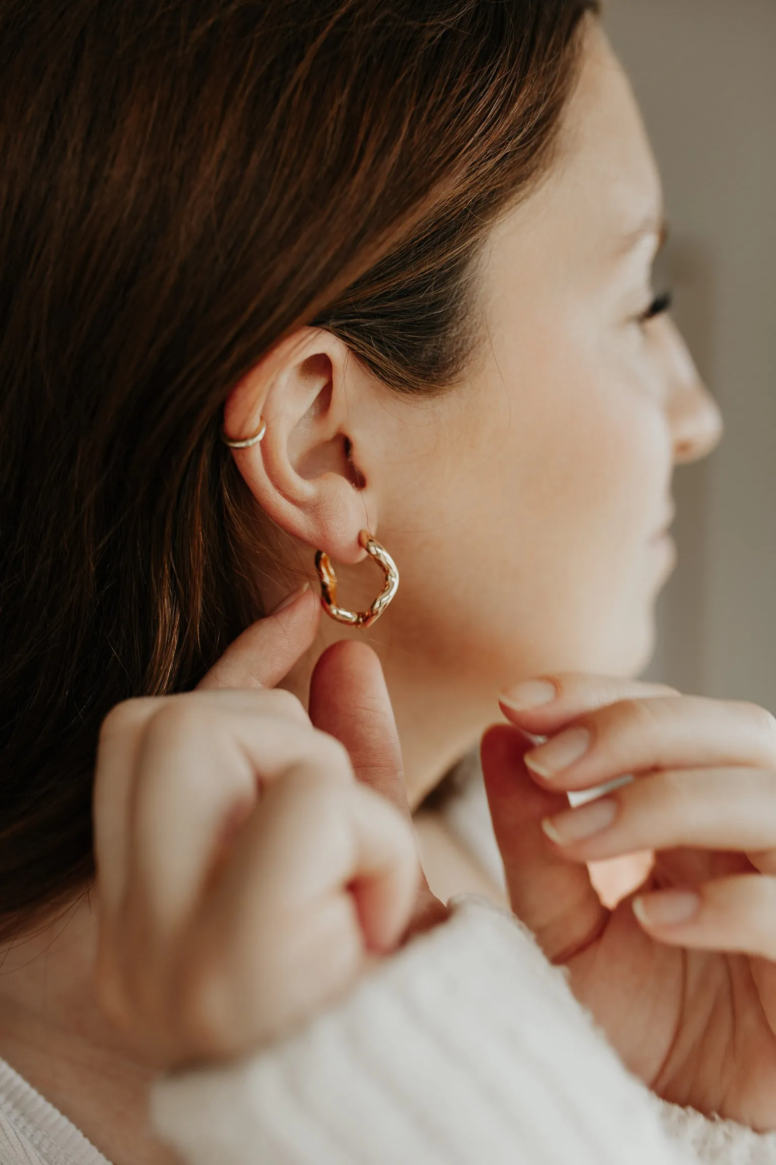 Wave Hoops sold by Sydney Rose product image thumbnail 4