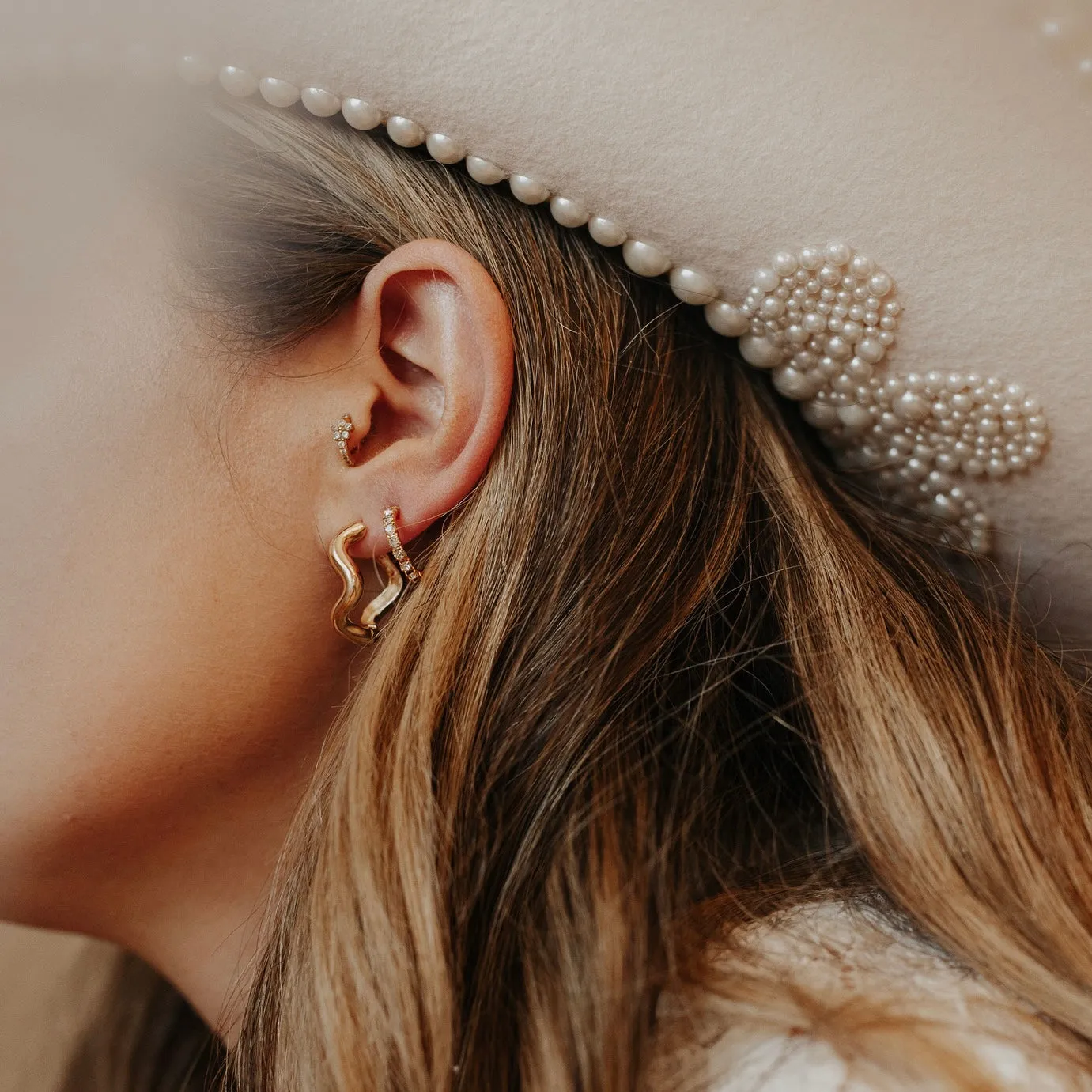 Wave Hoops sold by Sydney Rose product image thumbnail 3