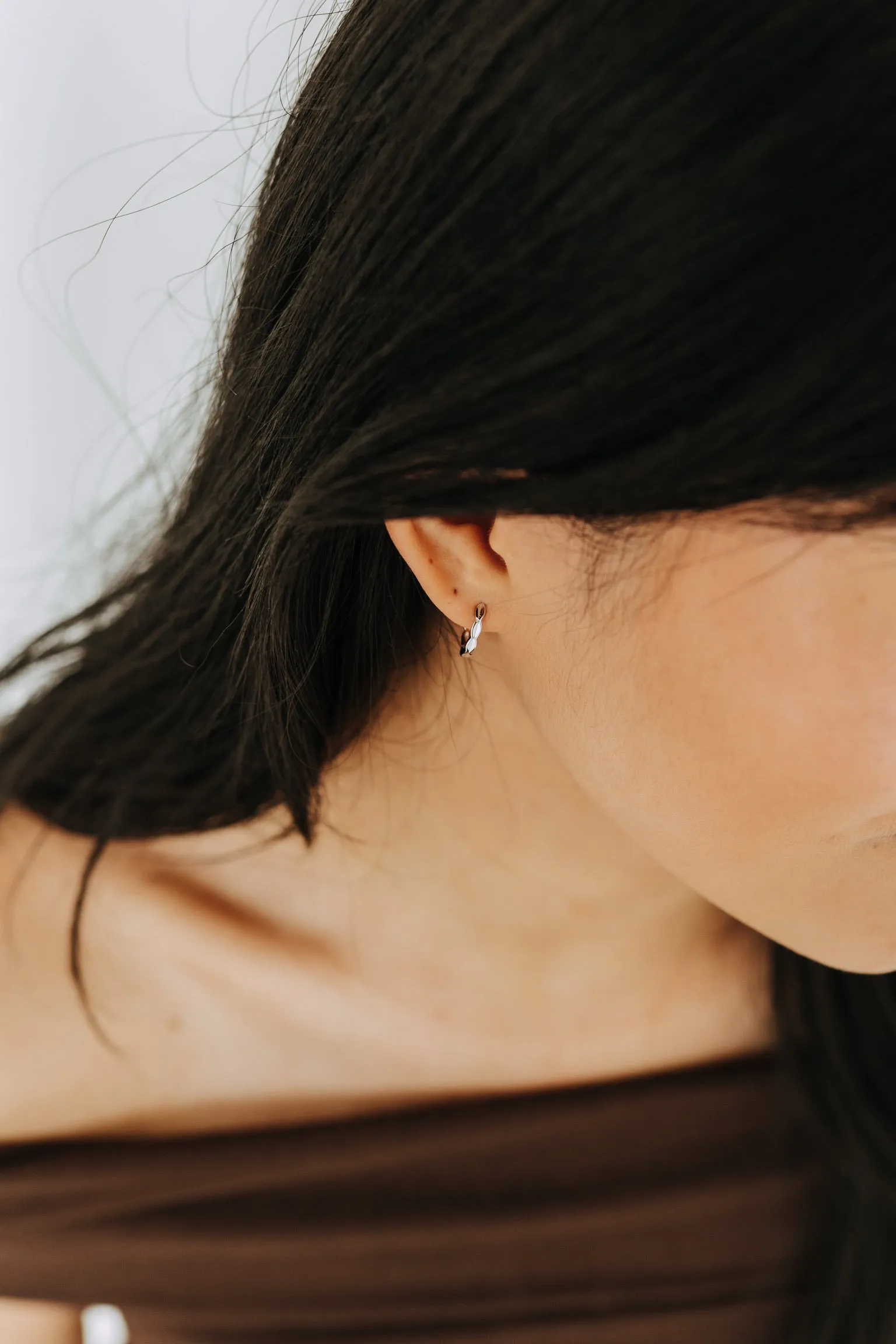 Willow Hoops / Sterling Silver sold by Sydney Rose product image thumbnail 3