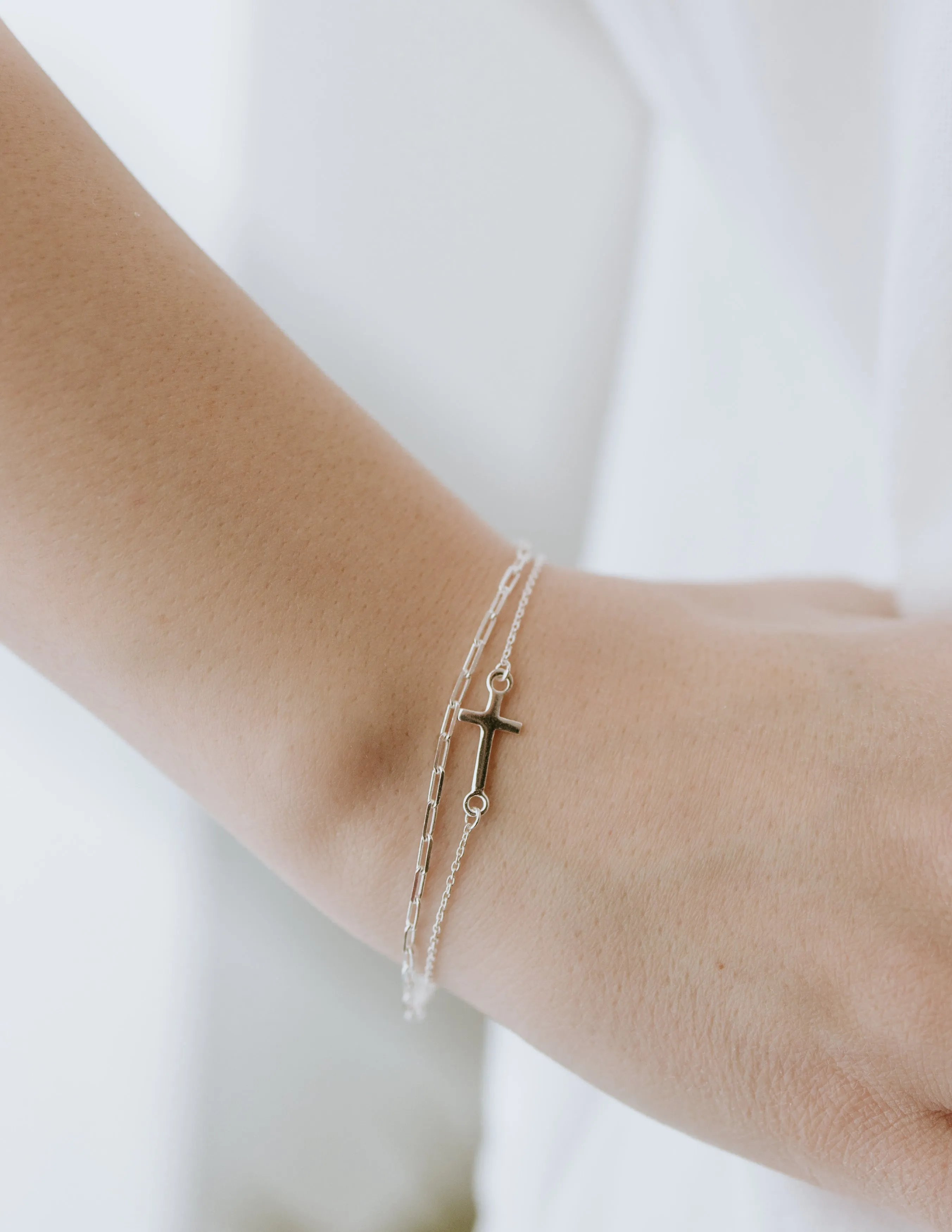 Petite Paperclip Bracelet - Sterling Silver sold by Sydney Rose product image thumbnail 2