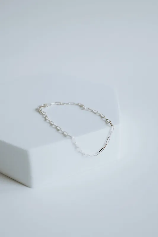 Petite Paperclip Bracelet - Sterling Silver made by Sydney Rose
