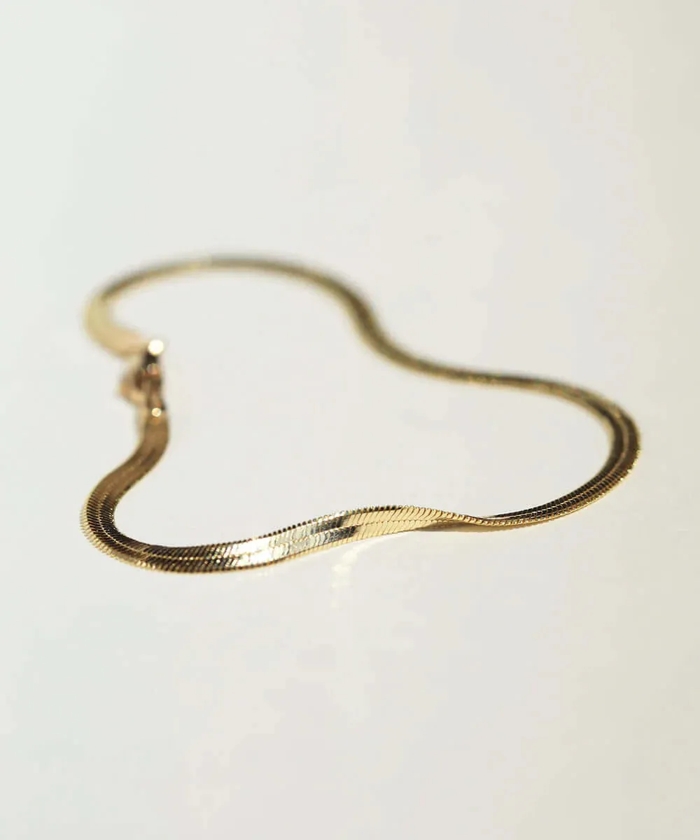 4mm Herringbone Bracelet sold by Sydney Rose product image thumbnail 4