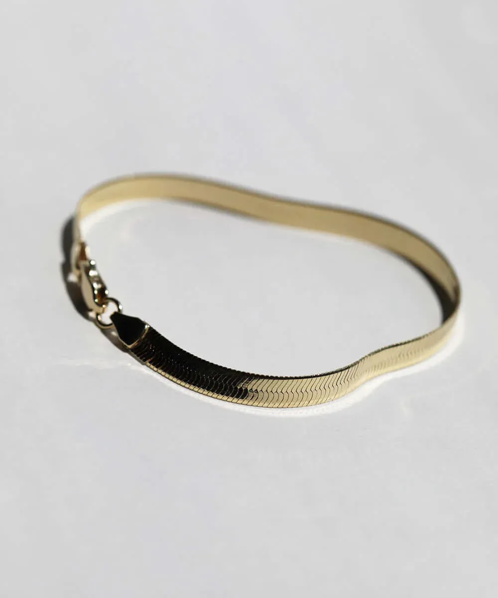 4mm Herringbone Bracelet sold by Sydney Rose product image thumbnail 2