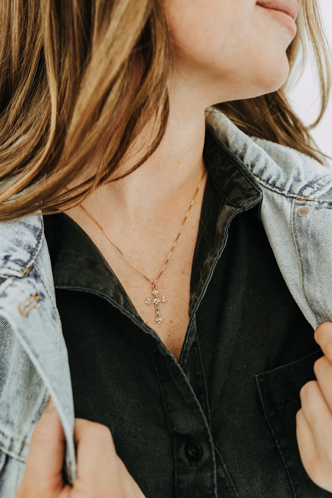 Legacy Cross Necklace – Gold Filled Cross Pendant Necklace sold by Sydney Rose product image thumbnail 4
