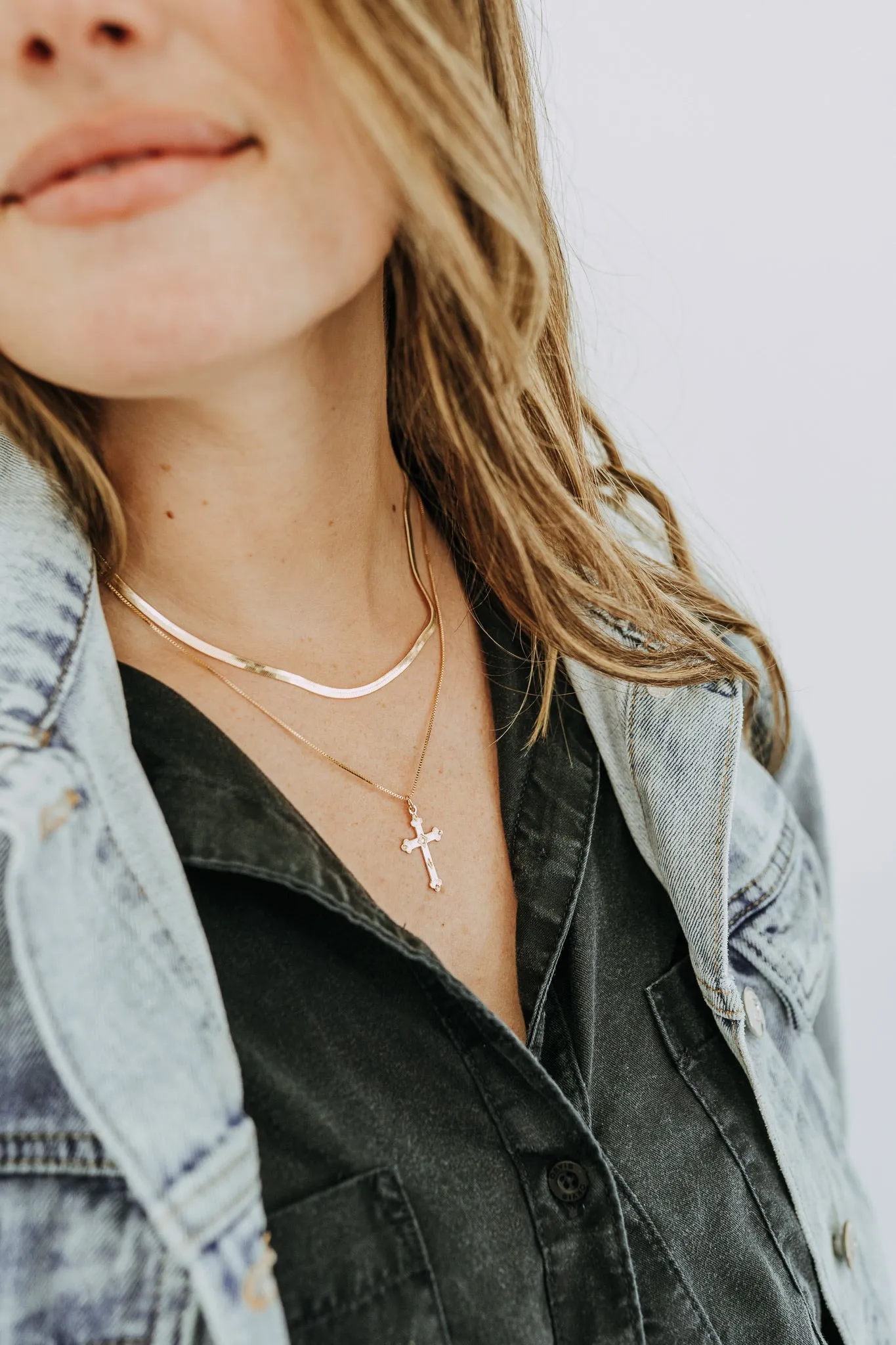 Legacy Cross Necklace – Gold Filled Cross Pendant Necklace sold by Sydney Rose product image thumbnail 3