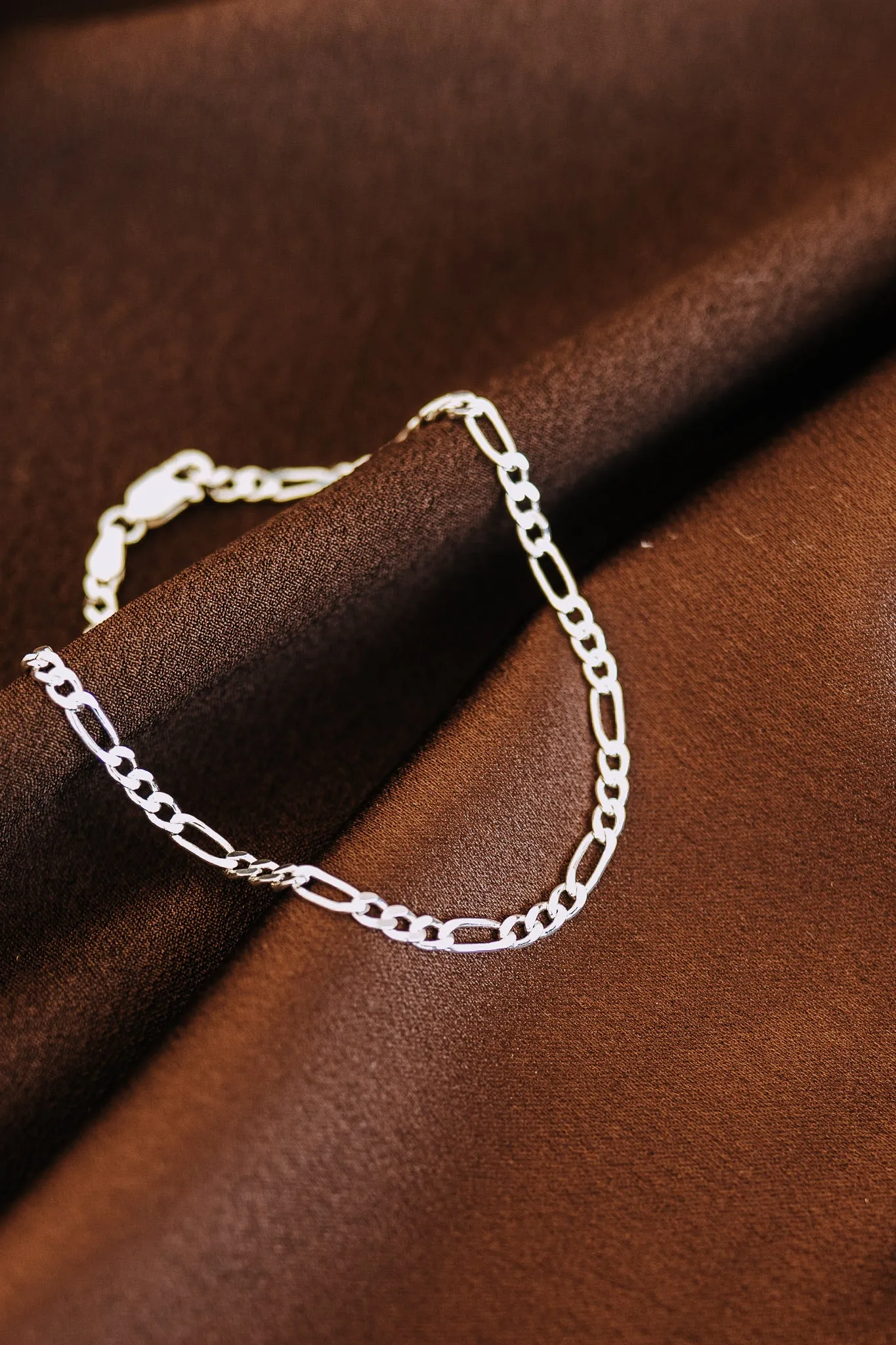 Men's Sterling Silver Figaro Bracelet sold by Sydney Rose product image thumbnail 3