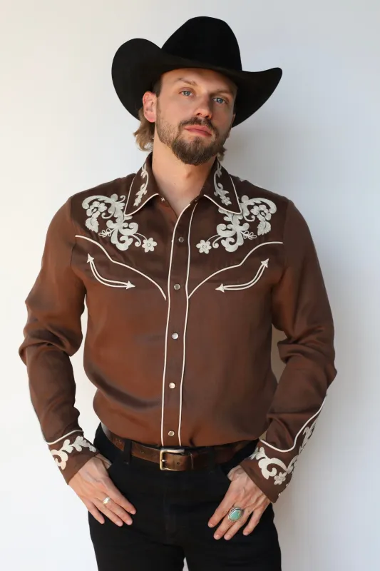 Durango Shirt Brown made by H Bar C