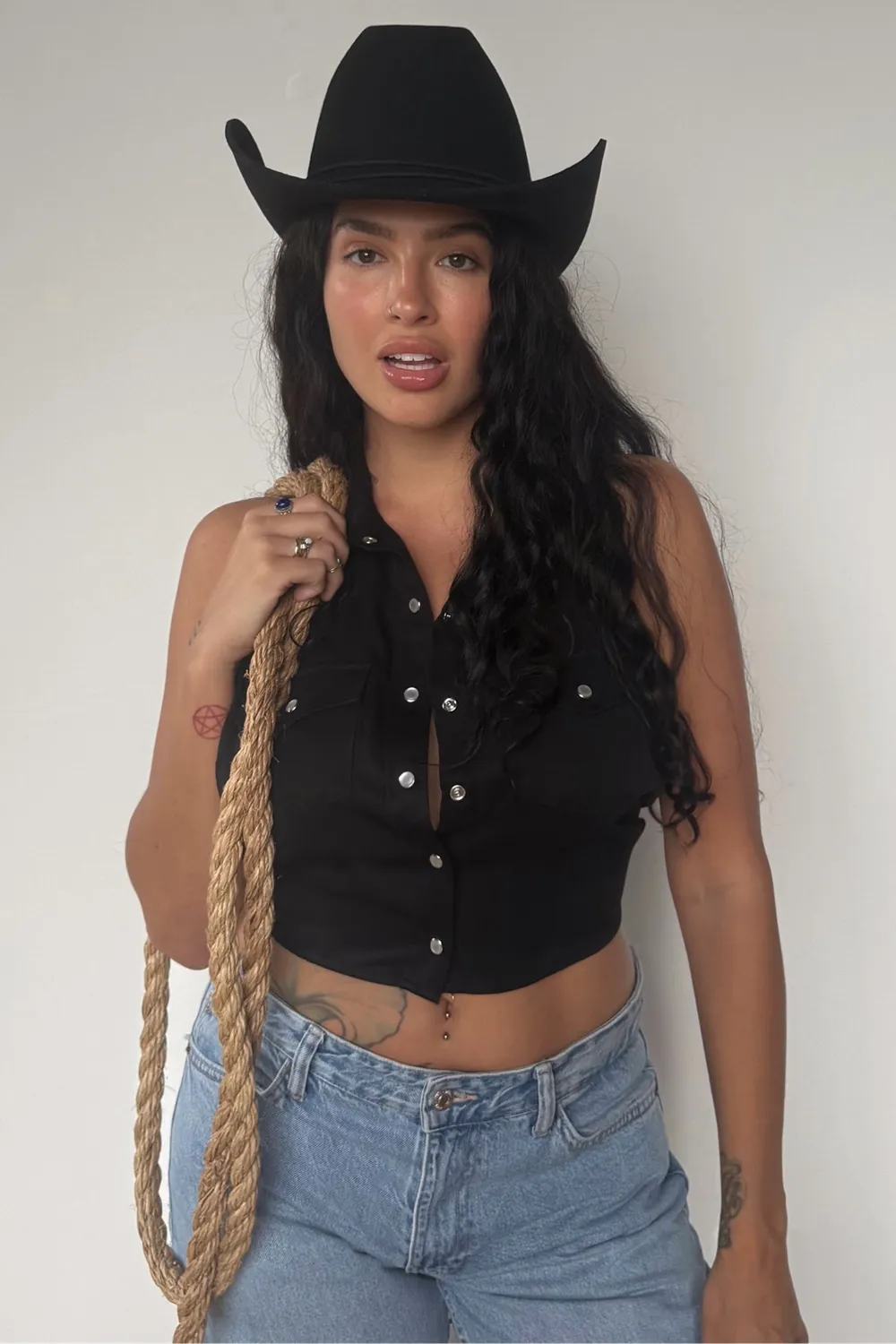 Hampton Halter Top Black sold by H Bar C product image thumbnail 2