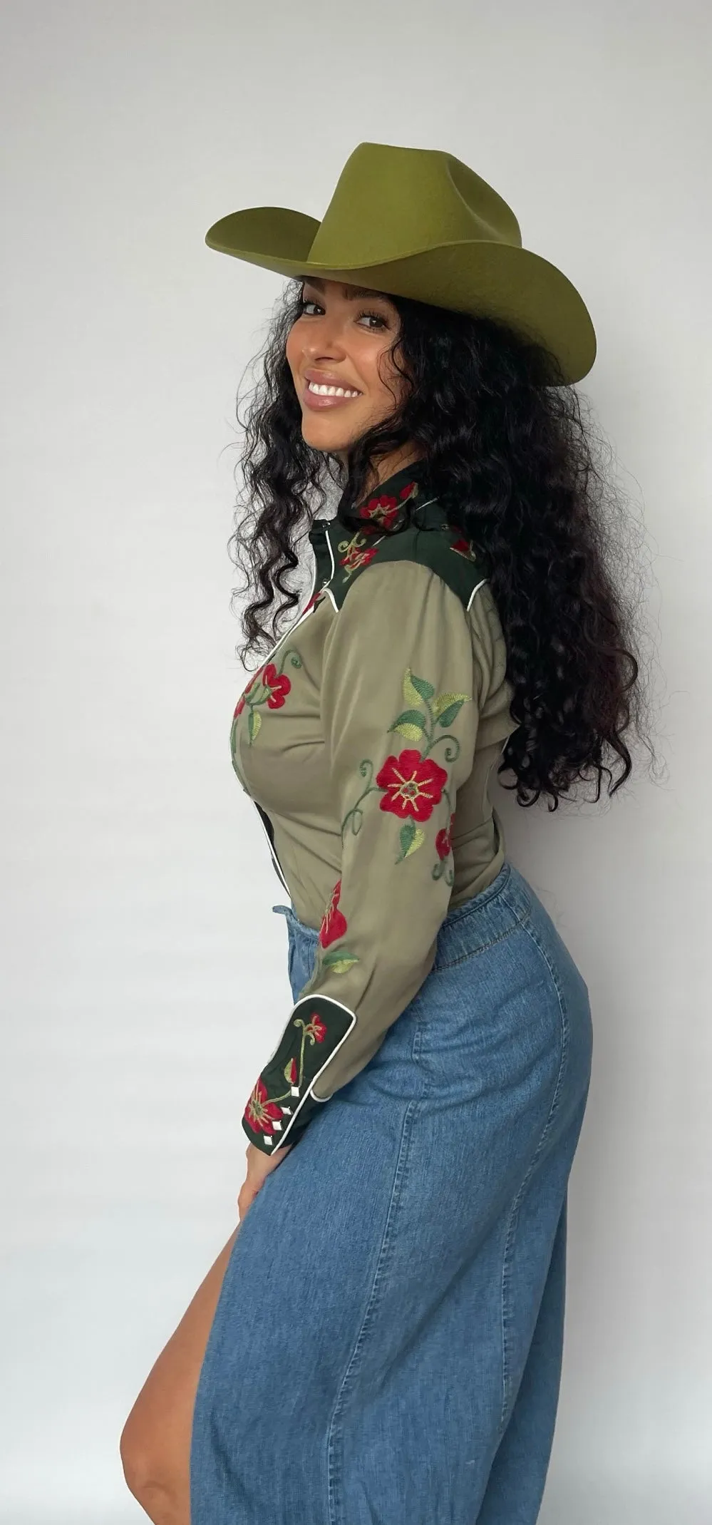 Santa Ana Women's Shirt Green sold by H Bar C product image thumbnail 3