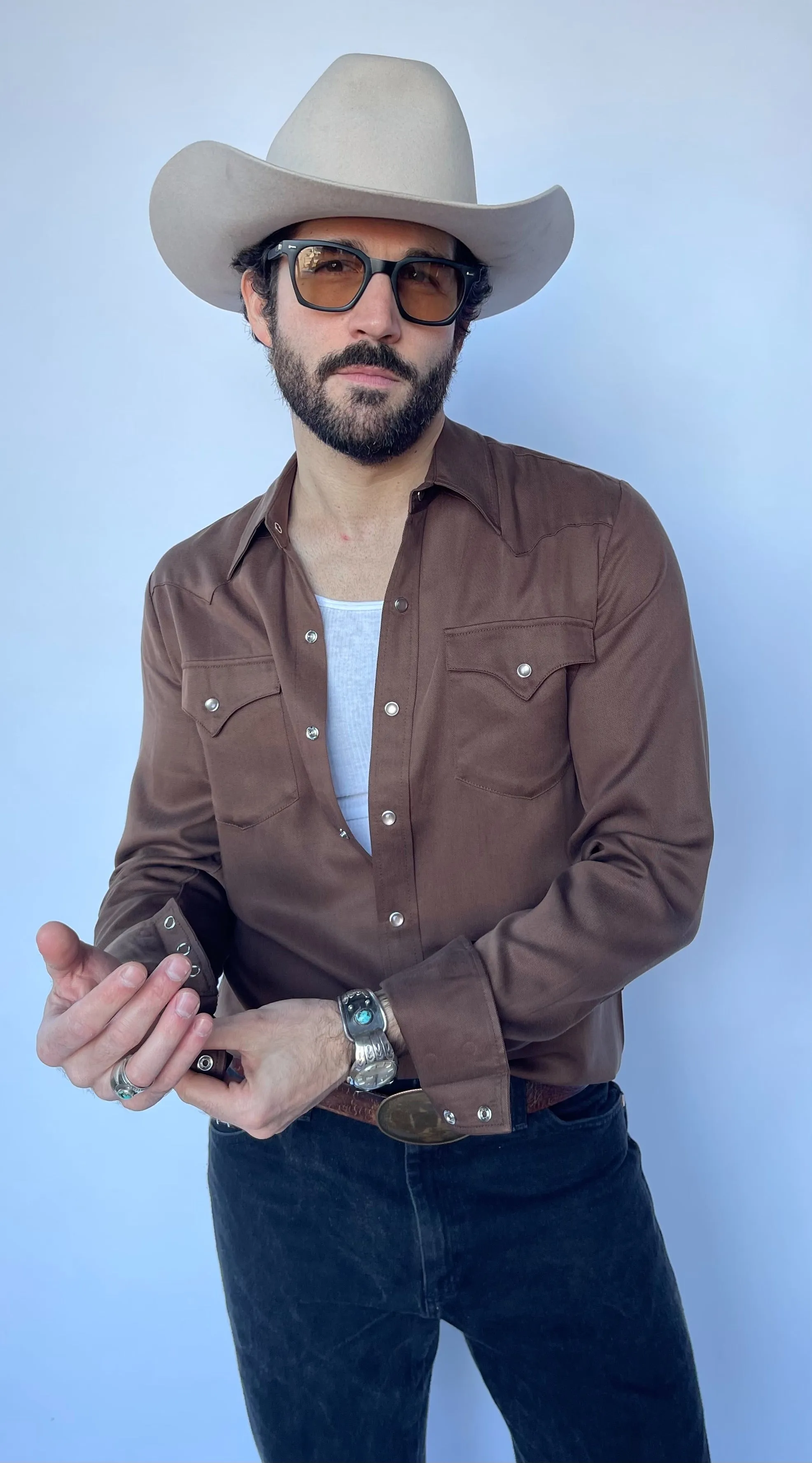 Denver Shirt Chocolate sold by H Bar C product image thumbnail 4