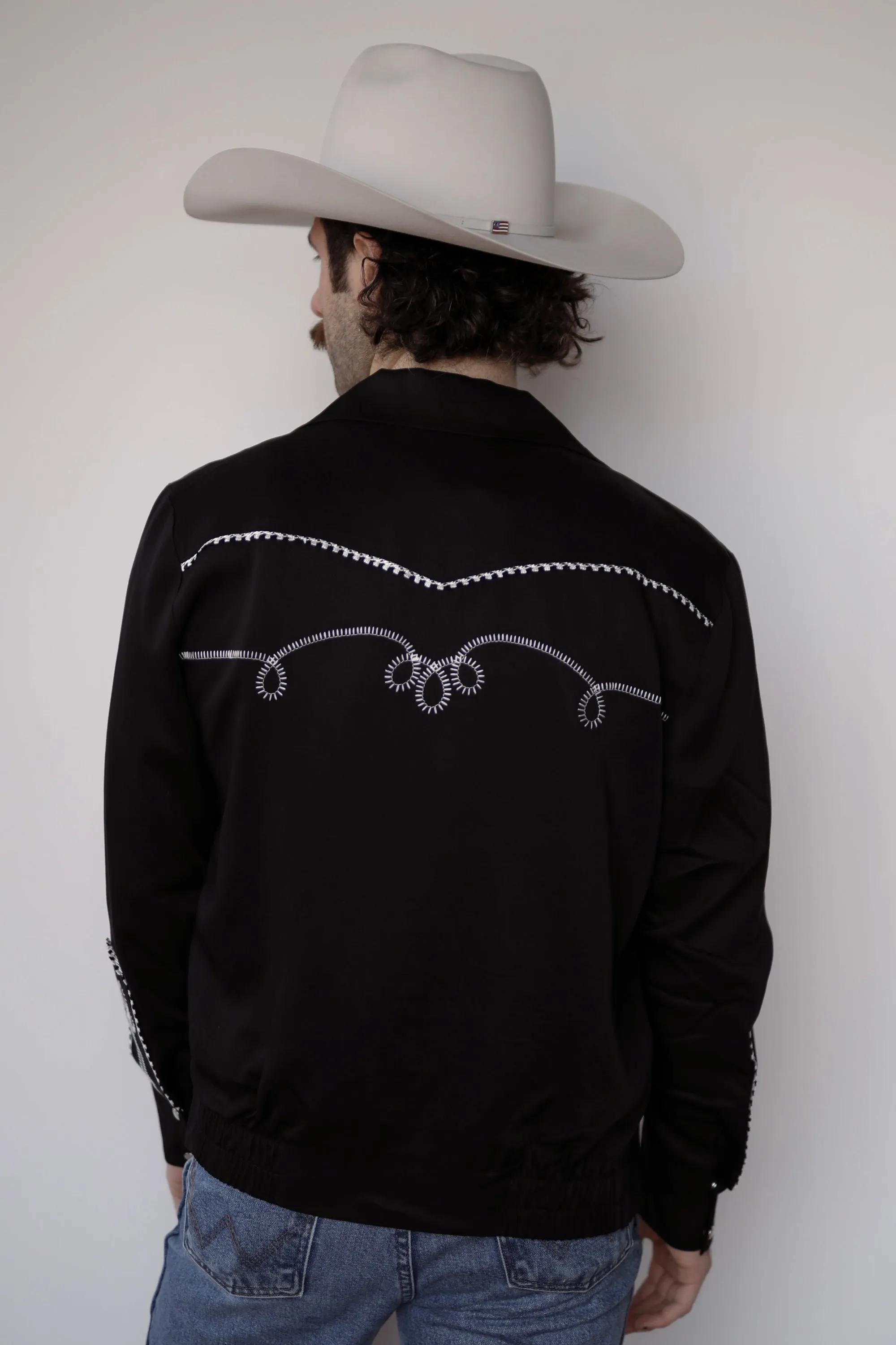 Bolero Men's Jacket Black and White sold by H Bar C product image thumbnail 2
