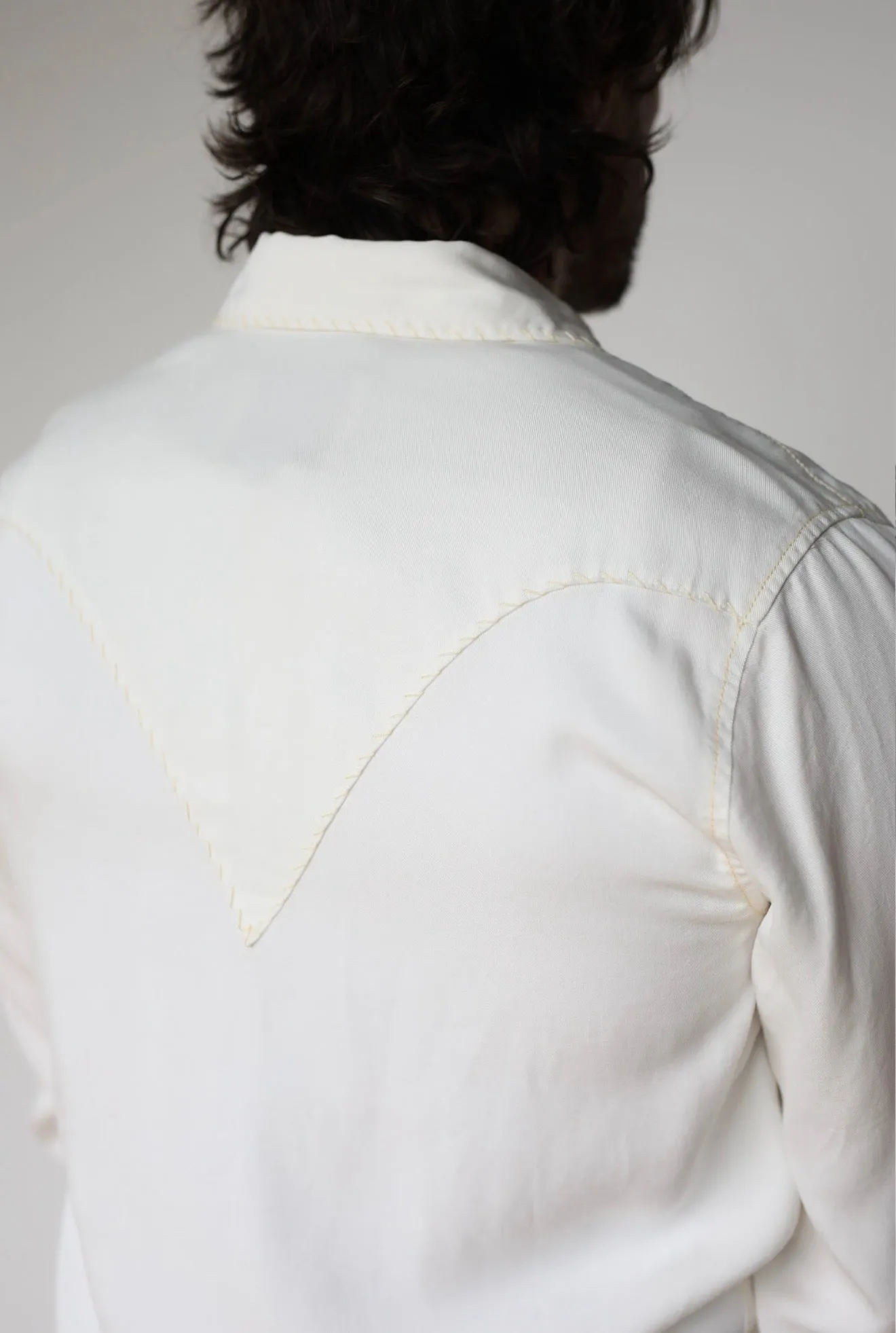 Brooklyn Men's Shirt Off-White sold by H Bar C product image thumbnail 4