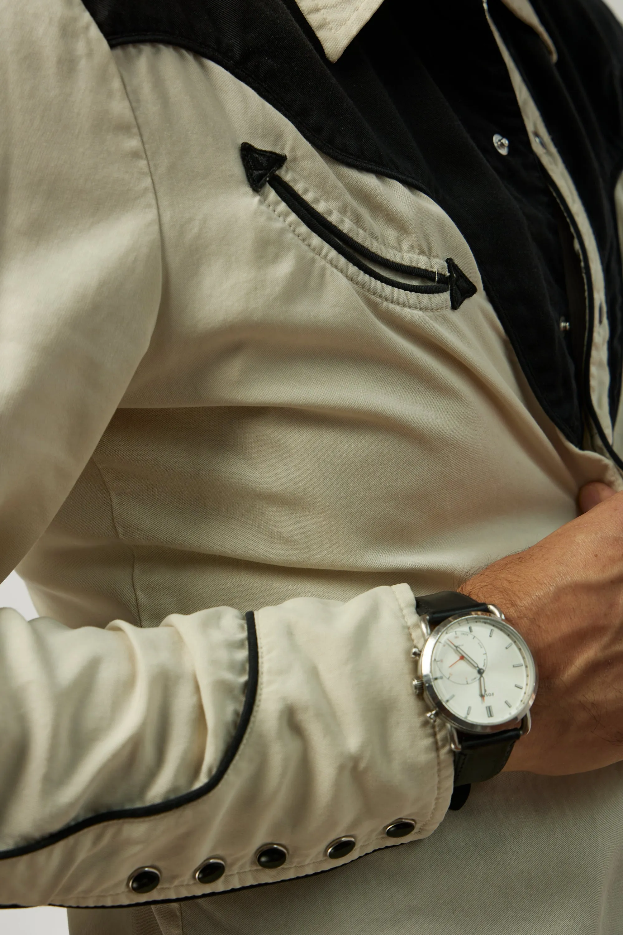 San Juan Men's Shirt Off-White sold by H Bar C product image thumbnail 2