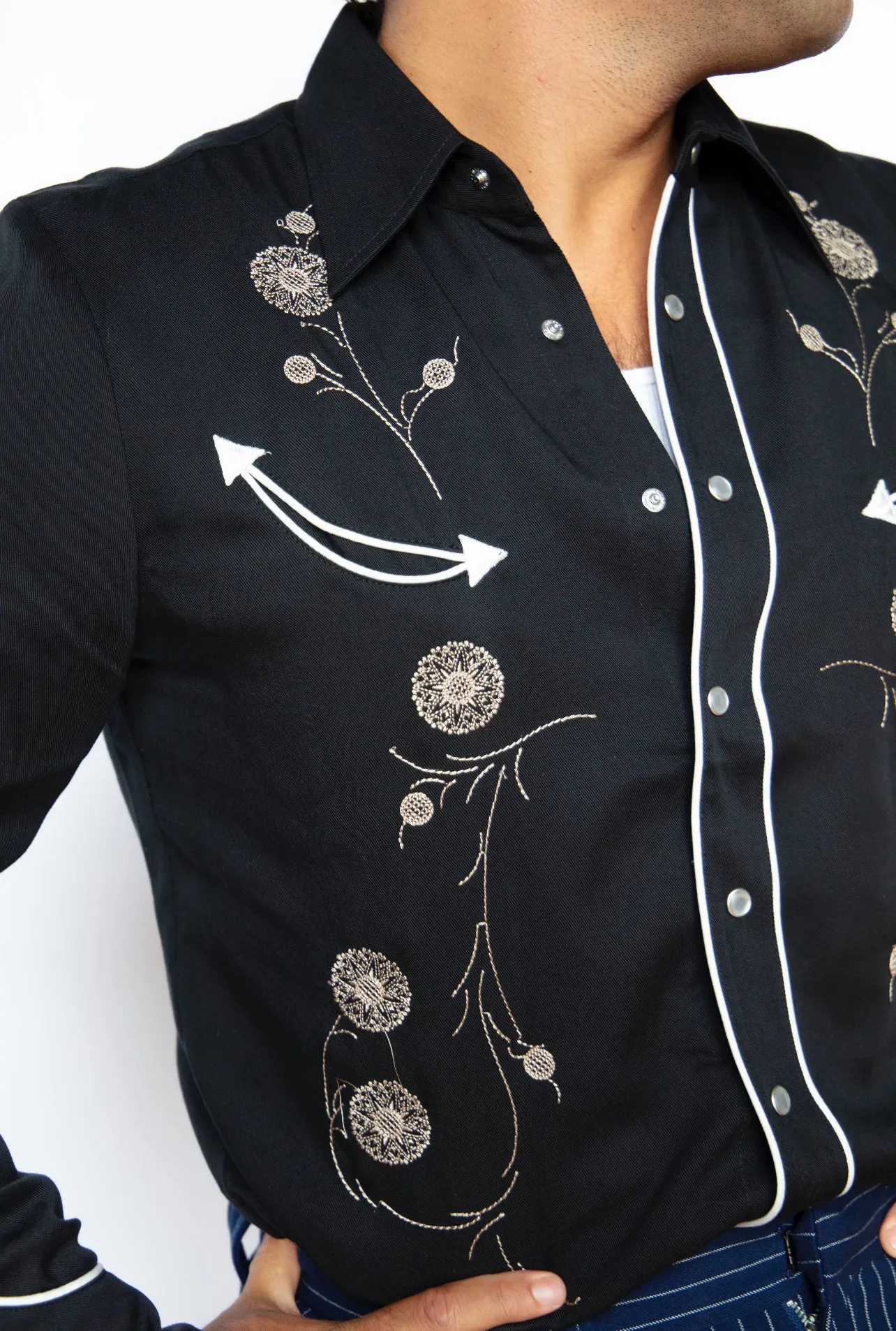 HBarC x Gibson J-200 'Tencel' Mens Shirt sold by H Bar C product image thumbnail 4