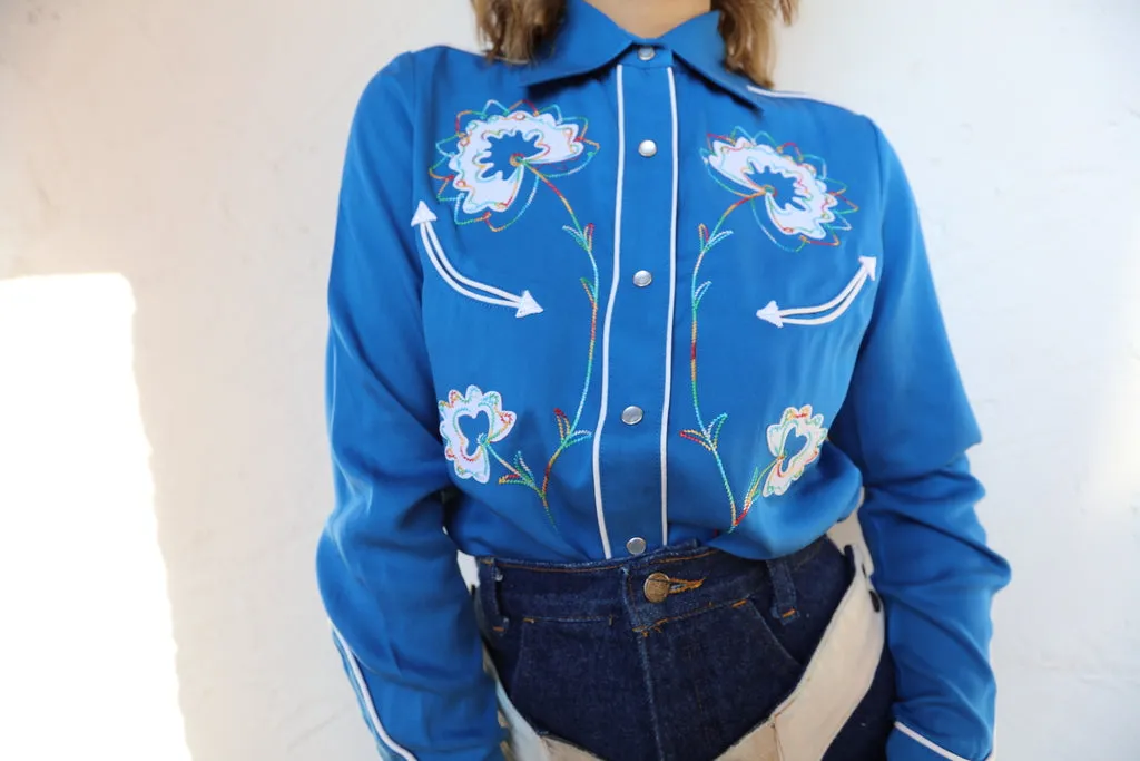 Texas Women's Shirt Royal Blue sold by H Bar C product image thumbnail 3