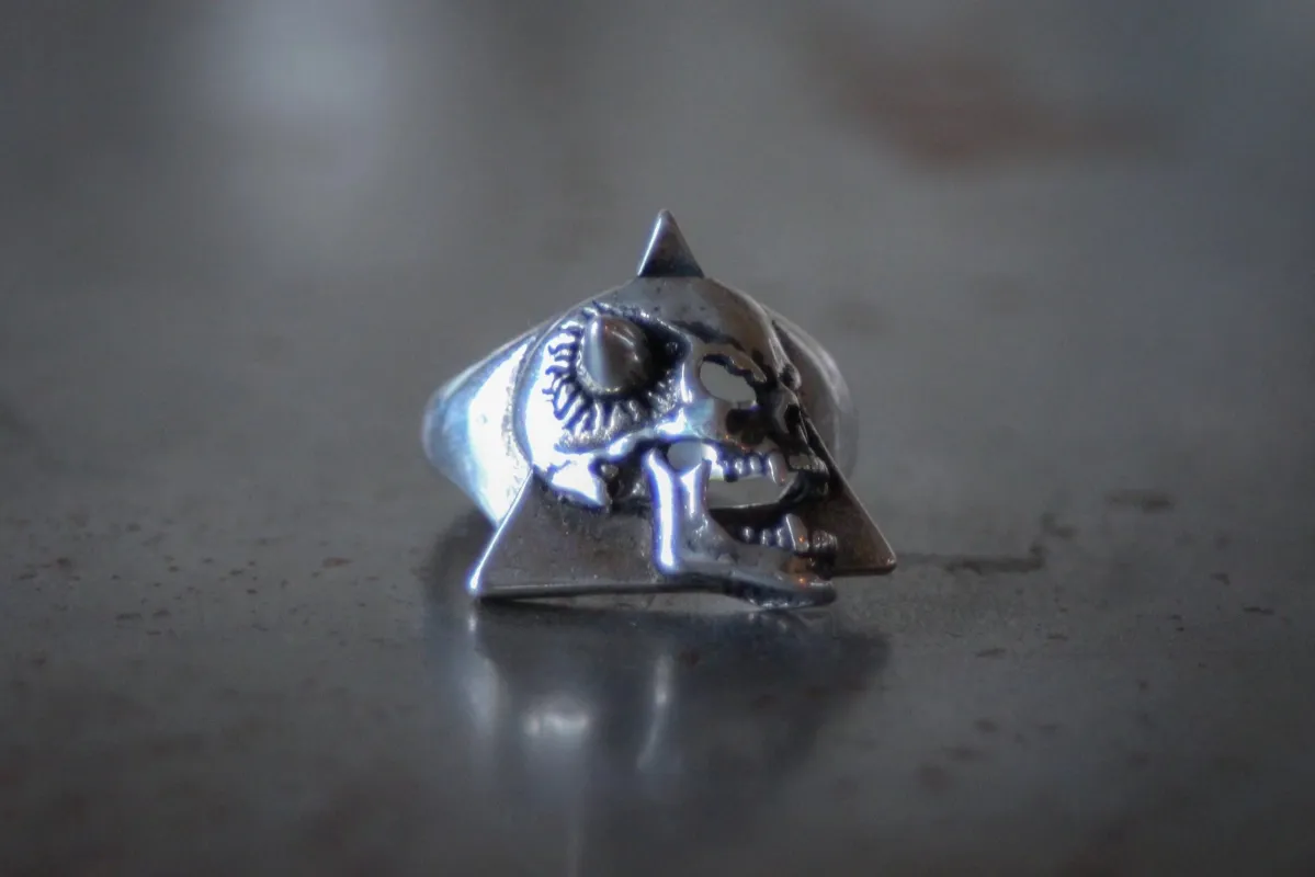 1980s Evil Pyramid Head Skull made by Kilroy-VTG