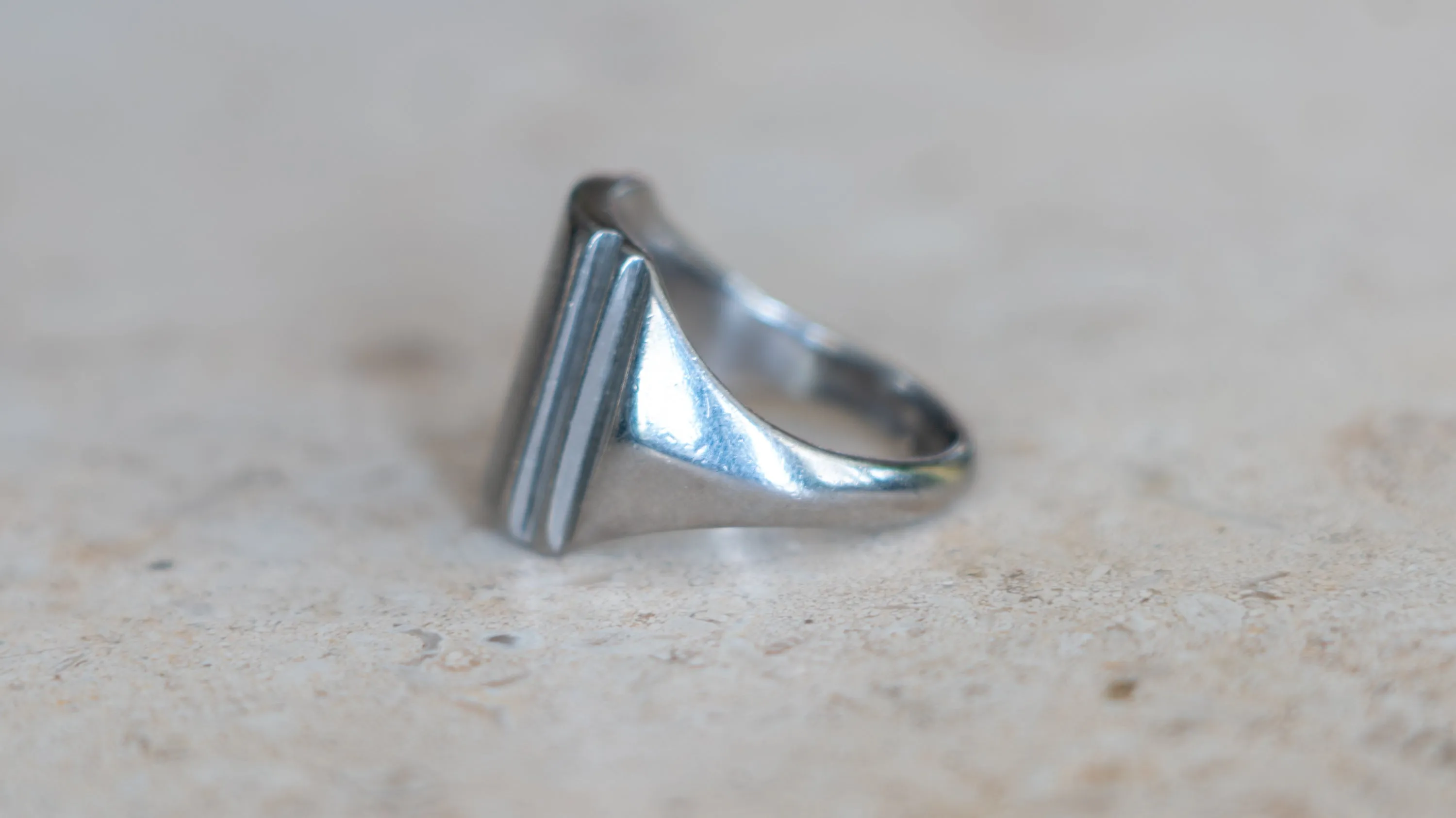 1940s Art Deco Chromed Blank Size-10 sold by Kilroy-VTG product image thumbnail 4