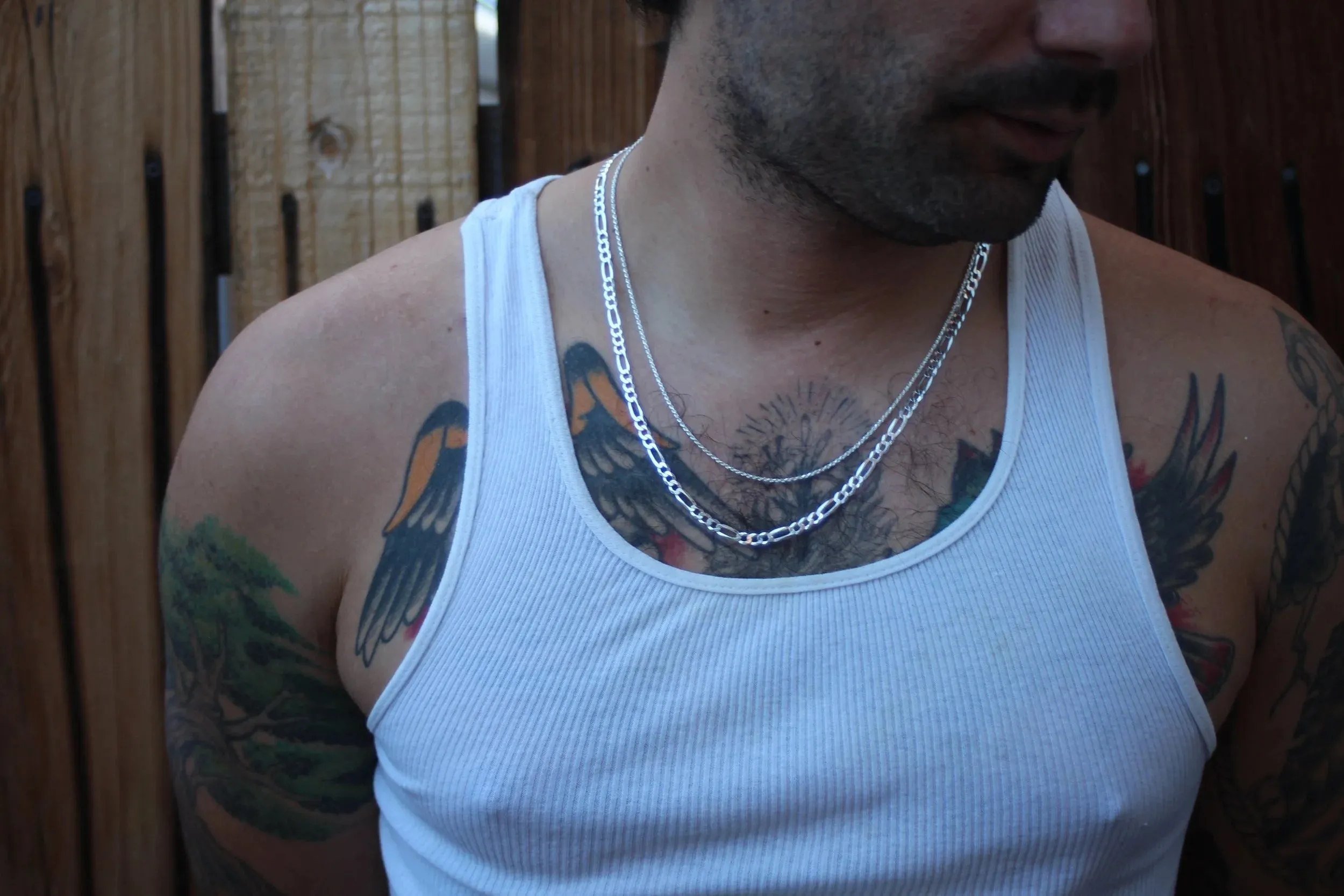 Woven Sterling Chain - Italian Made sold by Kilroy-VTG product image thumbnail 2