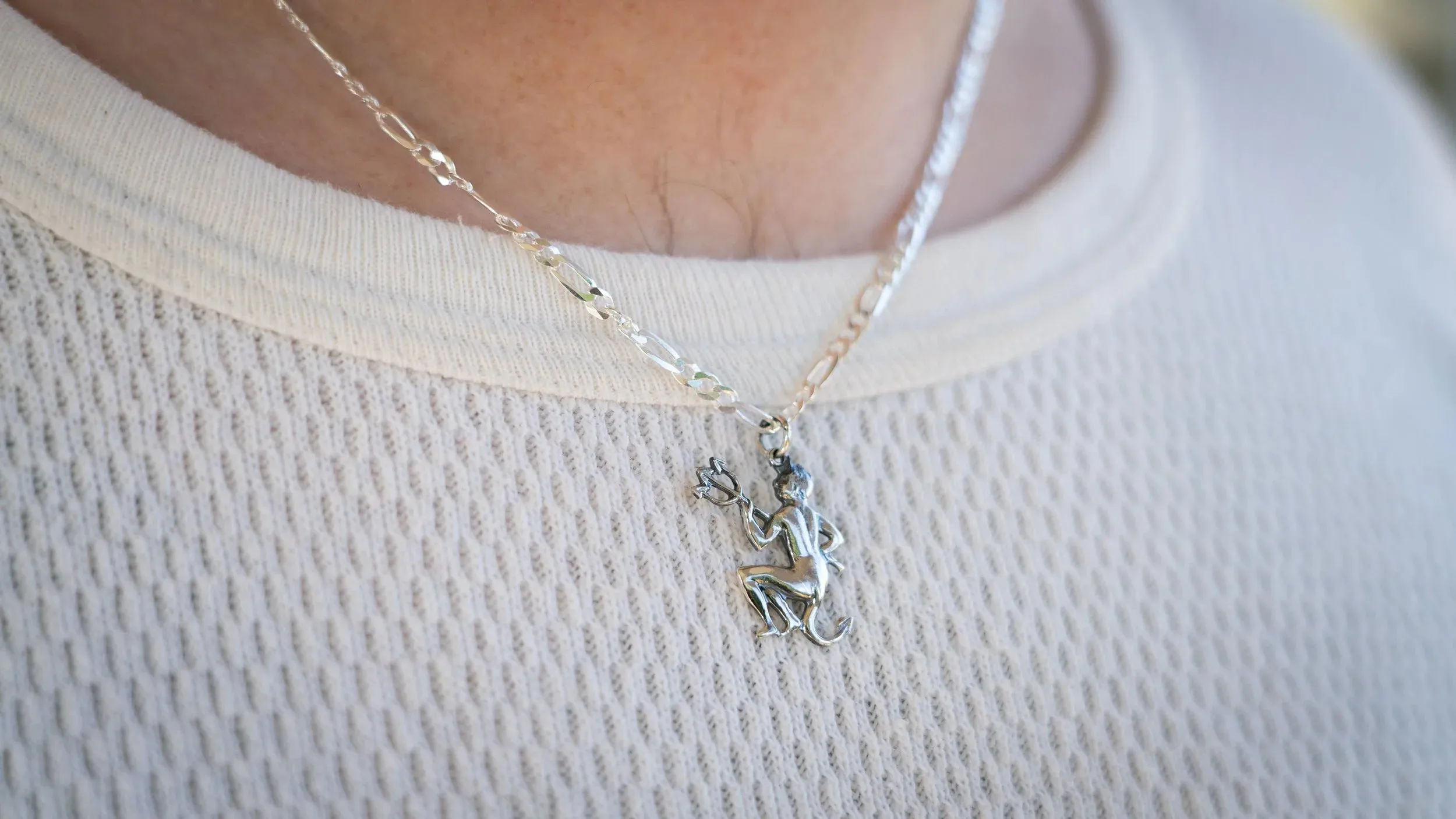 Kilroy "Little Devil" Sterling Pendant sold by Kilroy-VTG product image thumbnail 2